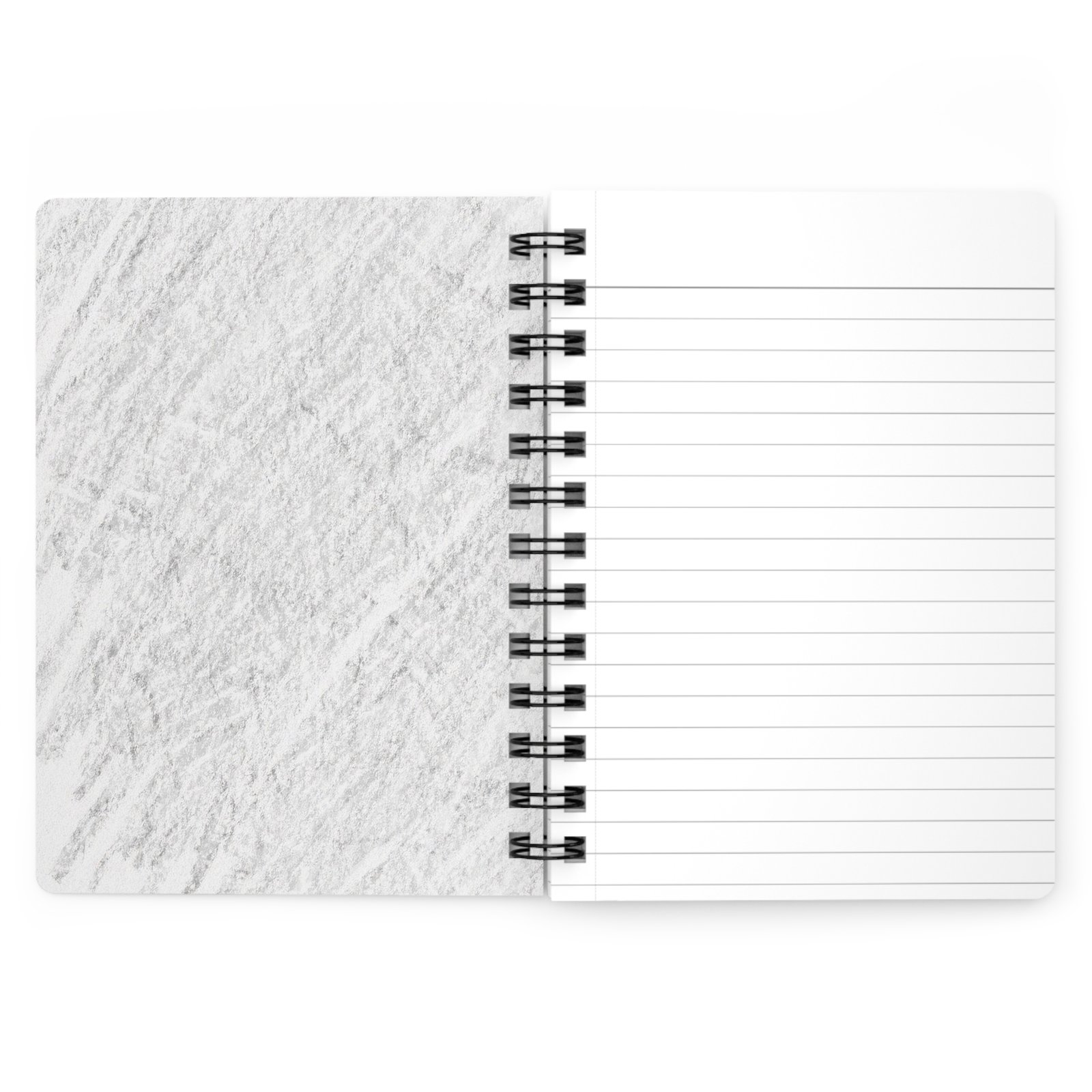 Graphite Pencil Art - Owl-Themed Spiral Bound Journal, Nature Lover Gift, Sketchbook, Office Supplies, Wildlife Journal, Eco-Friendly Notebook - Image 3