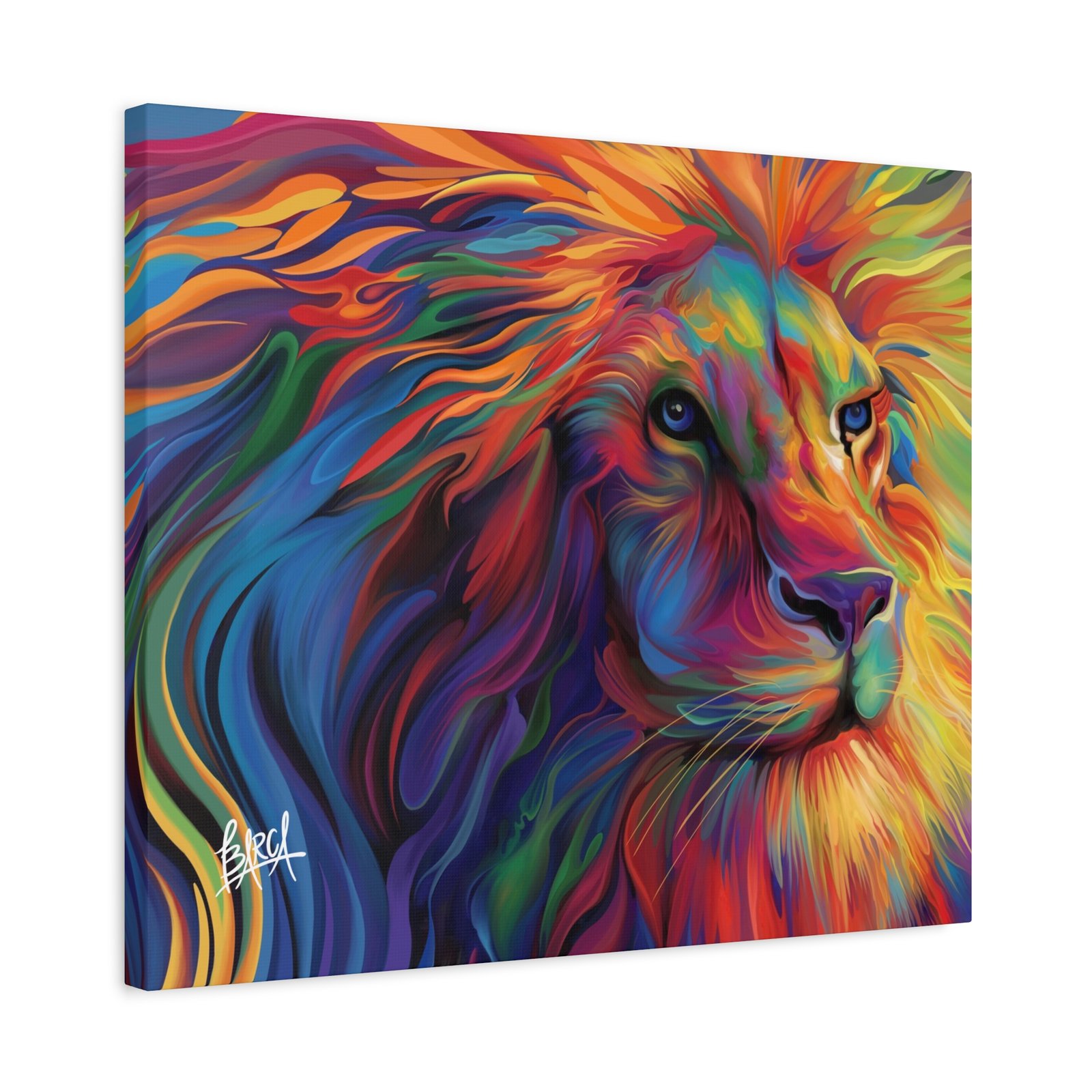 Animal Art Canvas - Vibrant Lion Canvas Art, Colorful Wall Decor, Animal Lover Gift, Bold Home Decoration, African Wildlife Art, Unique Art Piece - Image 34