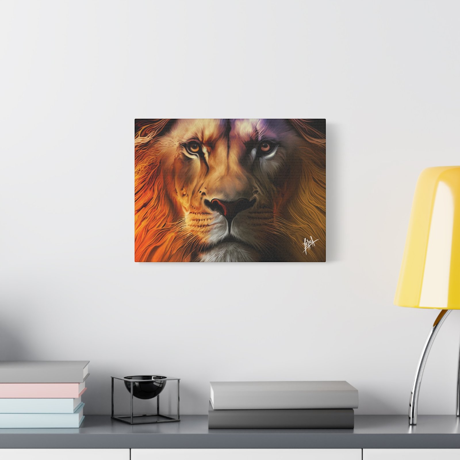 Animal Art Canvas - Majestic Lion Canvas Wall Art, Perfect for Animal Lovers, Home Decor, Gift for Nature Enthusiasts, Living Room Artwork, Bold Lion Portrait - Image 15