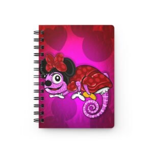 Chamo Pop Art - Disney Inspired Minnie Mouse Spiral Bound Journal, Cute Notebook, Kids Journal, Gift for Girls, School Supplies, Disney Inspired