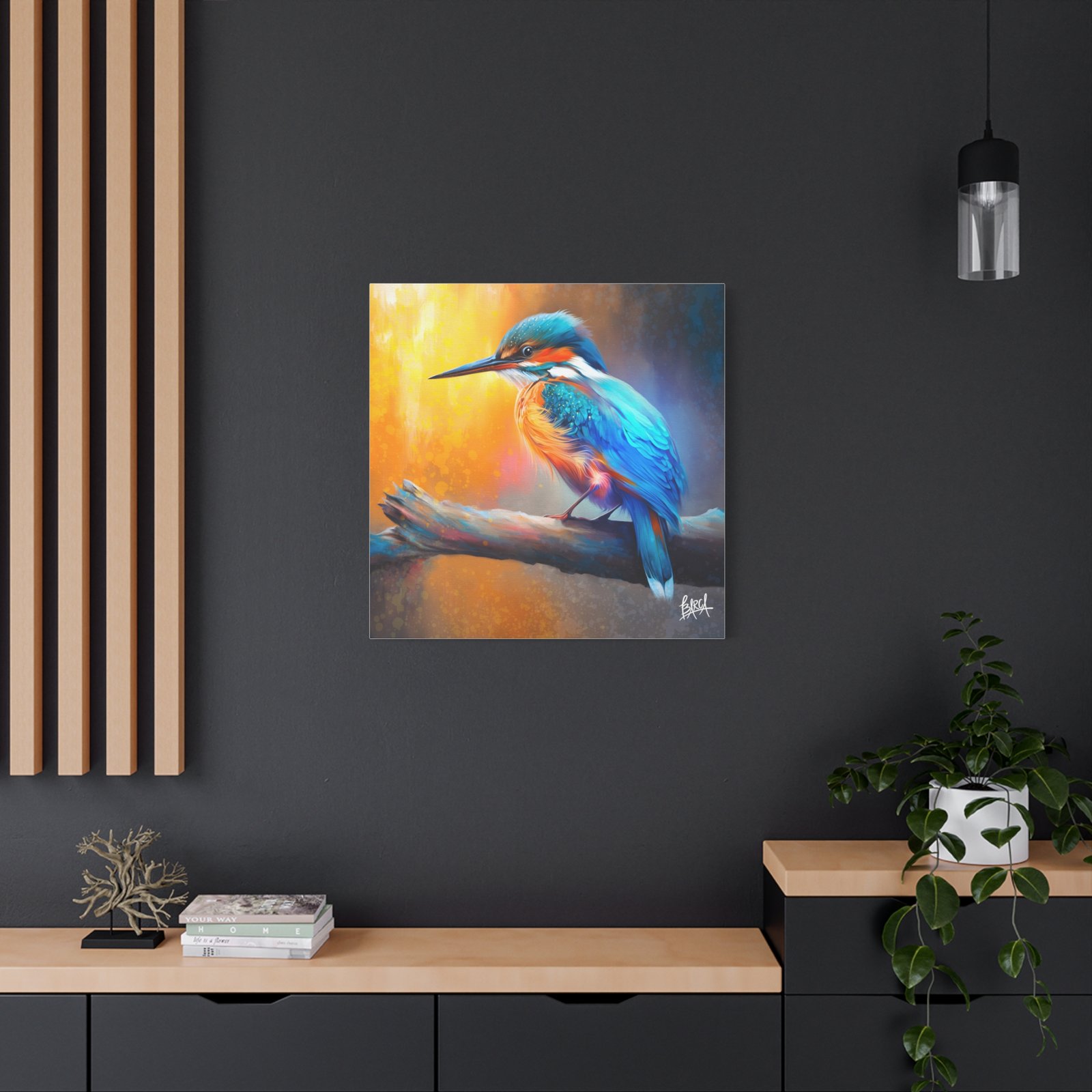 Animal Art Canvas - Colorful Bird Canvas Art, Stretched Wall Decor, Nature Lover Gift, Home Decoration, Bird Painting for Birdwatchers, Wildlife Art - Image 32