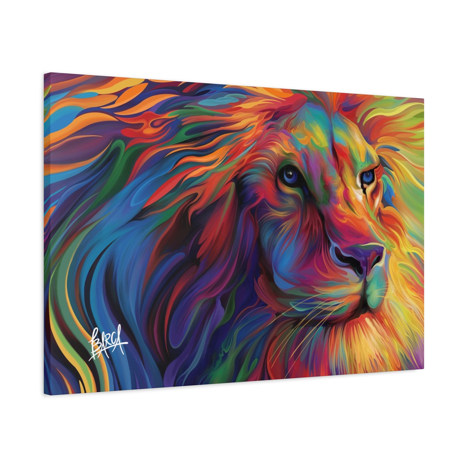 Animal Art Canvas - Vibrant Lion Canvas Art, Colorful Wall Decor, Animal Lover Gift, Bold Home Decoration, African Wildlife Art, Unique Art Piece - Image 54