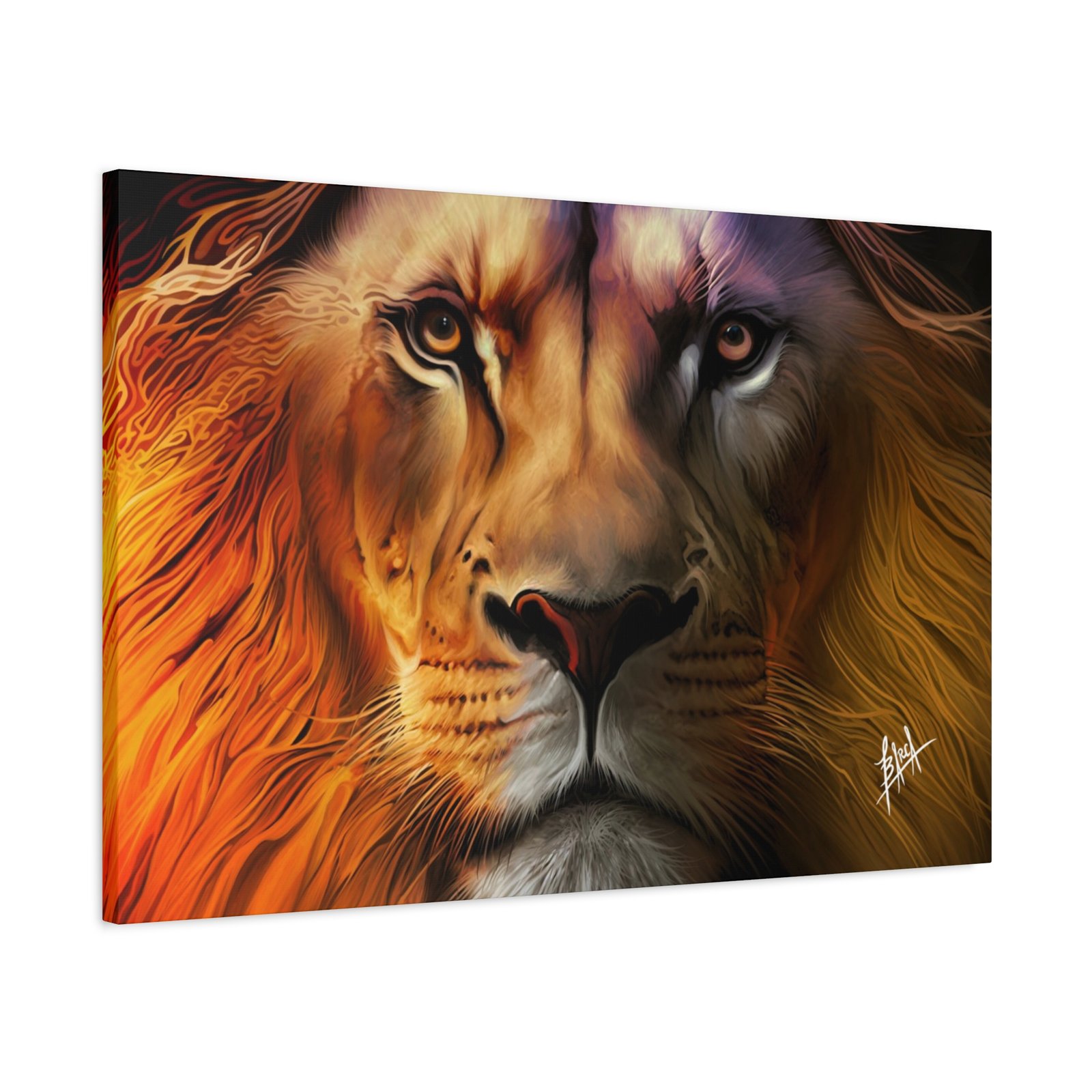 Animal Art Canvas - Majestic Lion Canvas Wall Art, Perfect for Animal Lovers, Home Decor, Gift for Nature Enthusiasts, Living Room Artwork, Bold Lion Portrait - Image 50