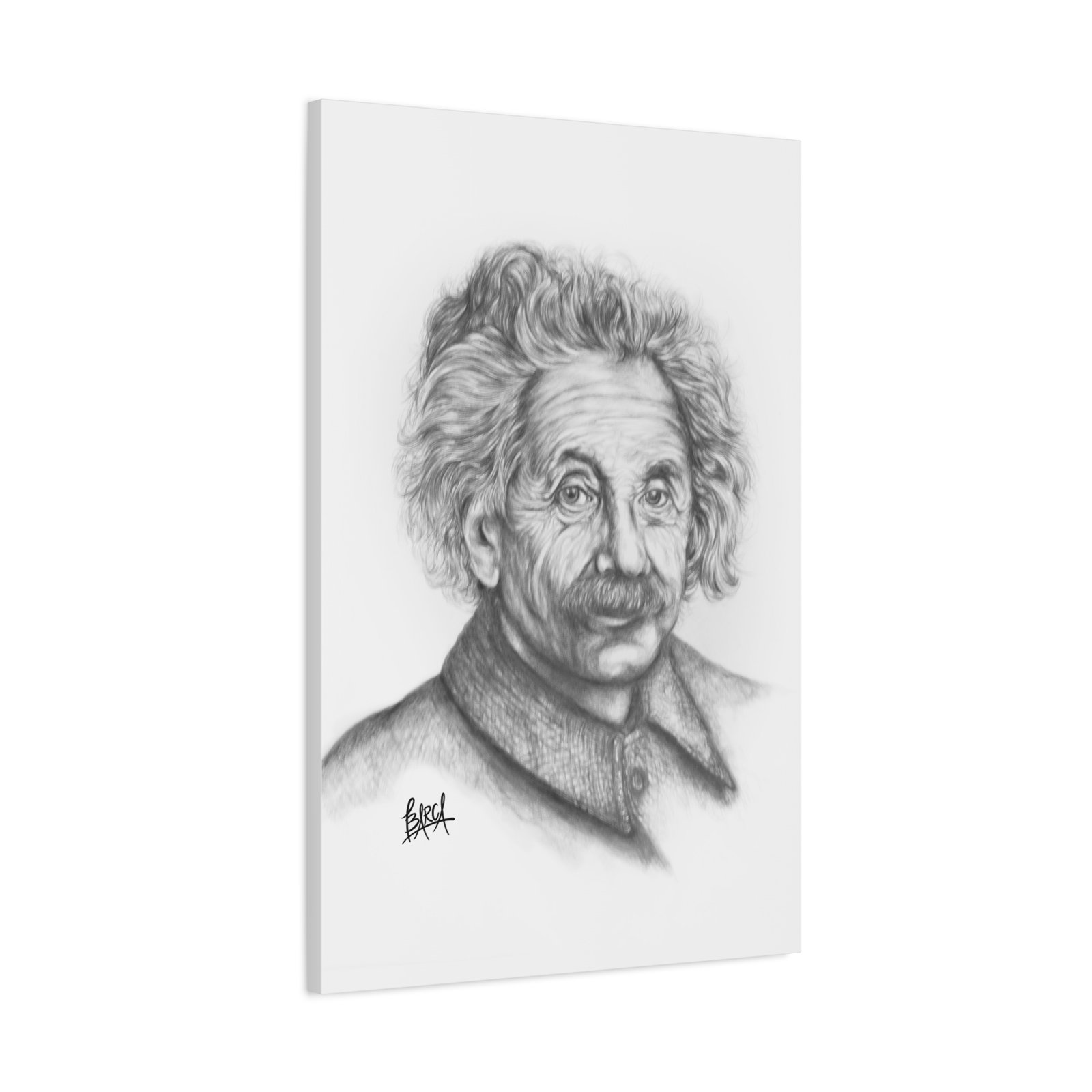 Graphite Pencil Sketch - Stylish Matte Canvas Print, Einstein Art Decor, Wall Art, Office Decor, Educational Gift, Art Lover Gift - Image 42