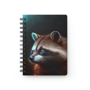 Animal Art Raccoon - Painting Spiral Bound Journal