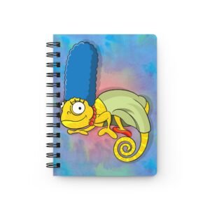Chamo Pop Art - Vibrant Spiral Bound Marge Simpson Journal with Colorful Chameleon Design, Ideal for Creatives, Gift for Students, Back to School, Colorful [...]