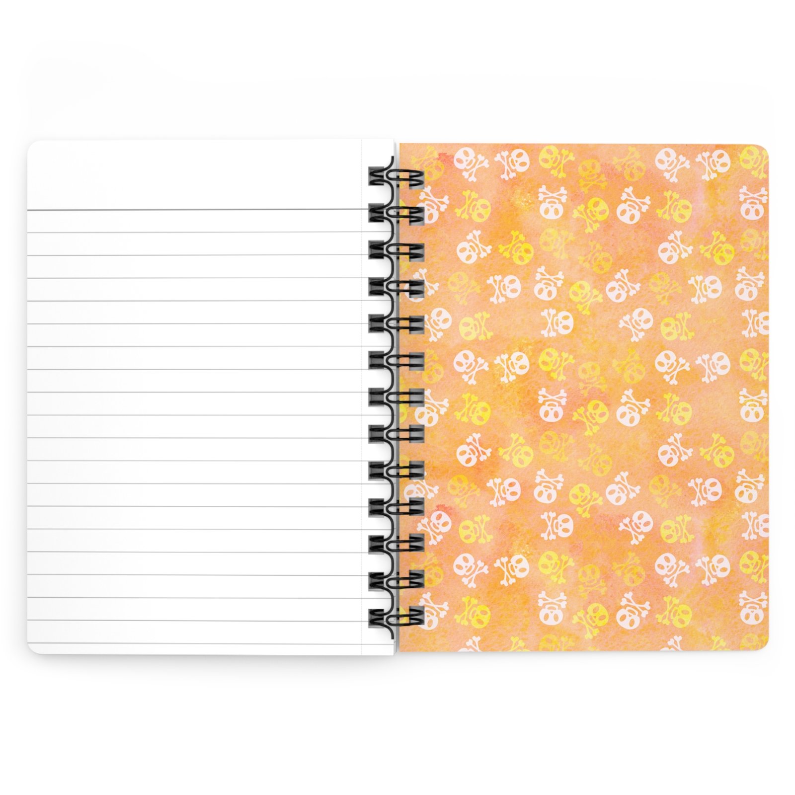 Sassy Cat Art - Cute Skull Sassy Cat Spiral Bound Journal, Notebook for Cat Lovers, Sketchbook, Gift for Artists, Journaling, Artistic Stationery - Image 4