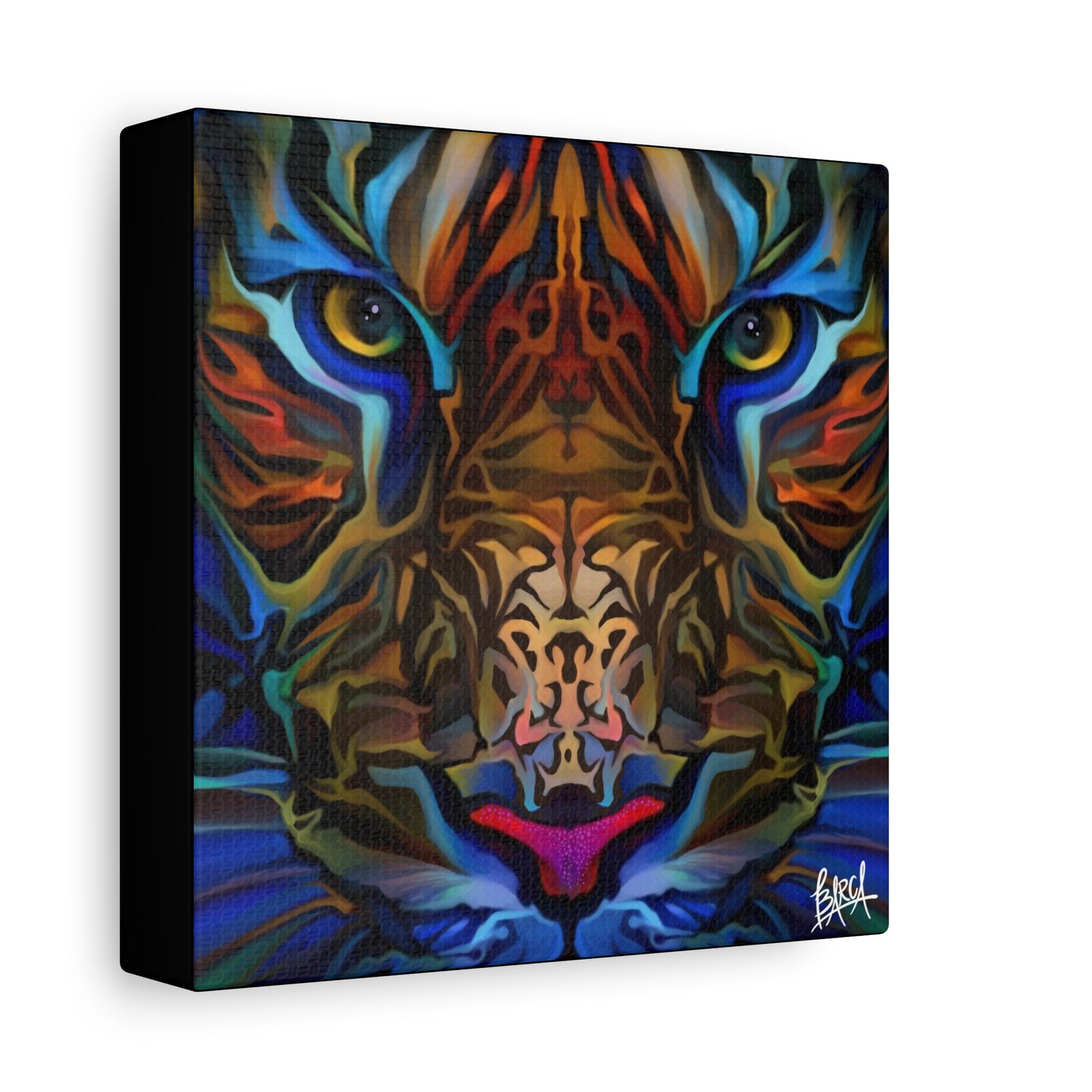 Animal Art Canvas - Portrait Vibrant Tiger Canvas Wall Art, Colorful Animal Decor, Modern Home Aesthetic, Gift for Art Lovers, Unique Wildlife Artwork - Image 70