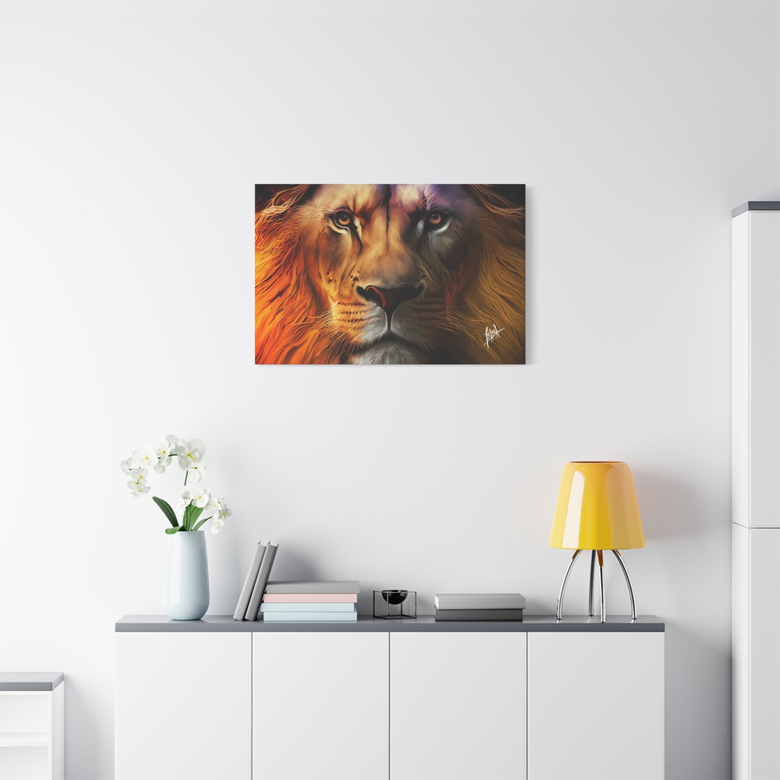 Animal Art Canvas - Majestic Lion Canvas Wall Art, Perfect for Animal Lovers, Home Decor, Gift for Nature Enthusiasts, Living Room Artwork, Bold Lion Portrait - Image 51