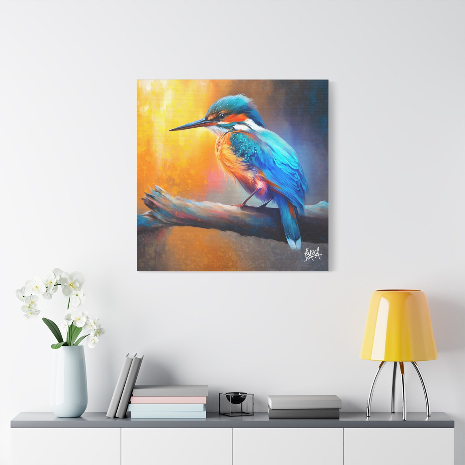 Animal Art Canvas - Colorful Bird Canvas Art, Stretched Wall Decor, Nature Lover Gift, Home Decoration, Bird Painting for Birdwatchers, Wildlife Art - Image 35