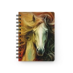 Animal Art Horse - Equestrian Horse Spiral Bound Journal | Horse Lover's Notebook for Inspiration, Gift for Riders, Travel Diary, Writing Journal, Personalized [...]