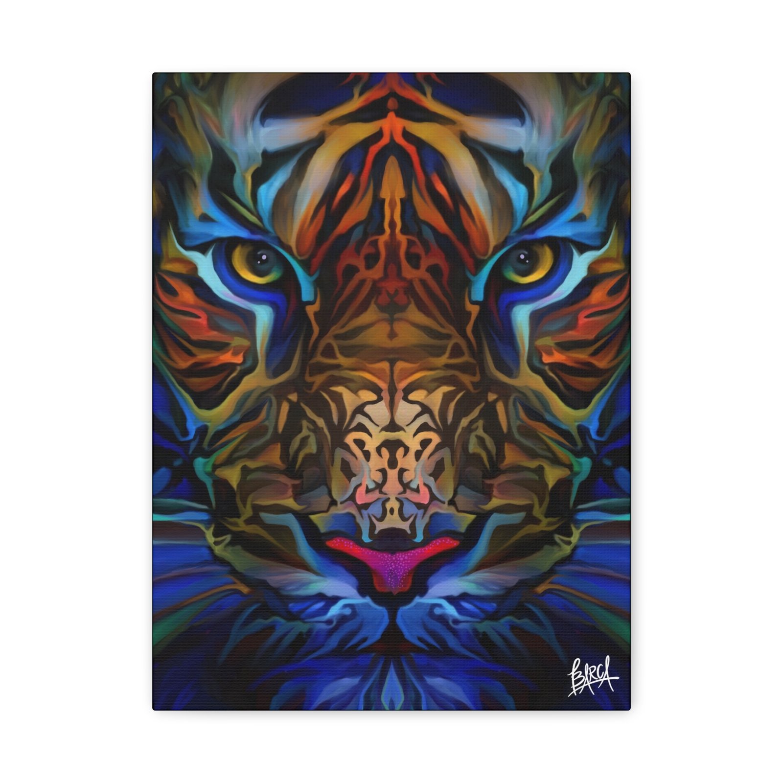Animal Art Canvas - Portrait Vibrant Tiger Canvas Wall Art, Colorful Animal Decor, Modern Home Aesthetic, Gift for Art Lovers, Unique Wildlife Artwork - Image 13