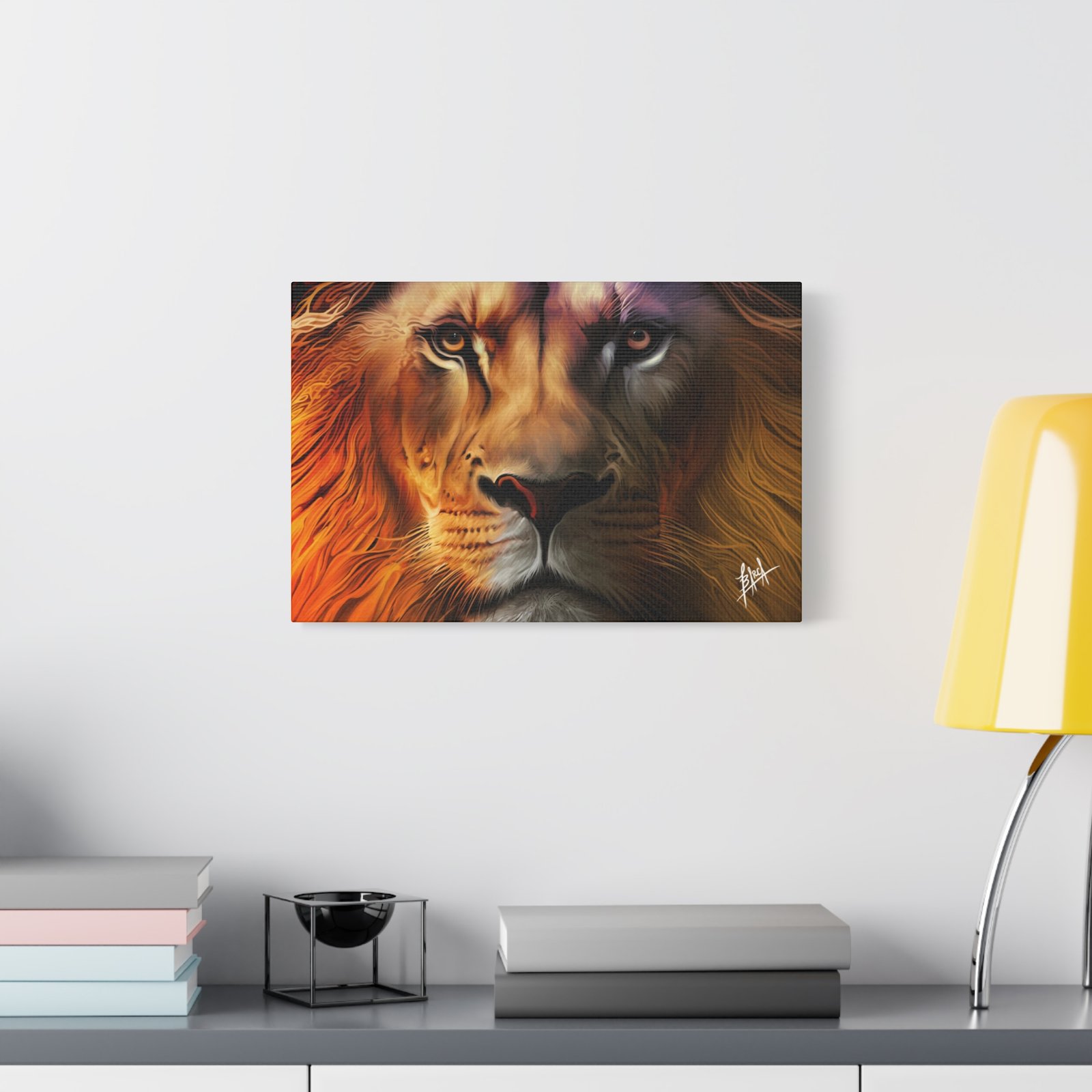 Animal Art Canvas - Majestic Lion Canvas Wall Art, Perfect for Animal Lovers, Home Decor, Gift for Nature Enthusiasts, Living Room Artwork, Bold Lion Portrait - Image 19