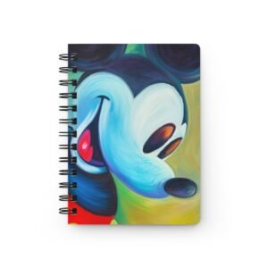 Others Art - Disney Inspired Colorful Art of Mickey Mouse Spiral Bound Journal, Disney Fan Notebook, Sketchbook for Creatives, Gifts for Kids & Adults, Cute Journaling