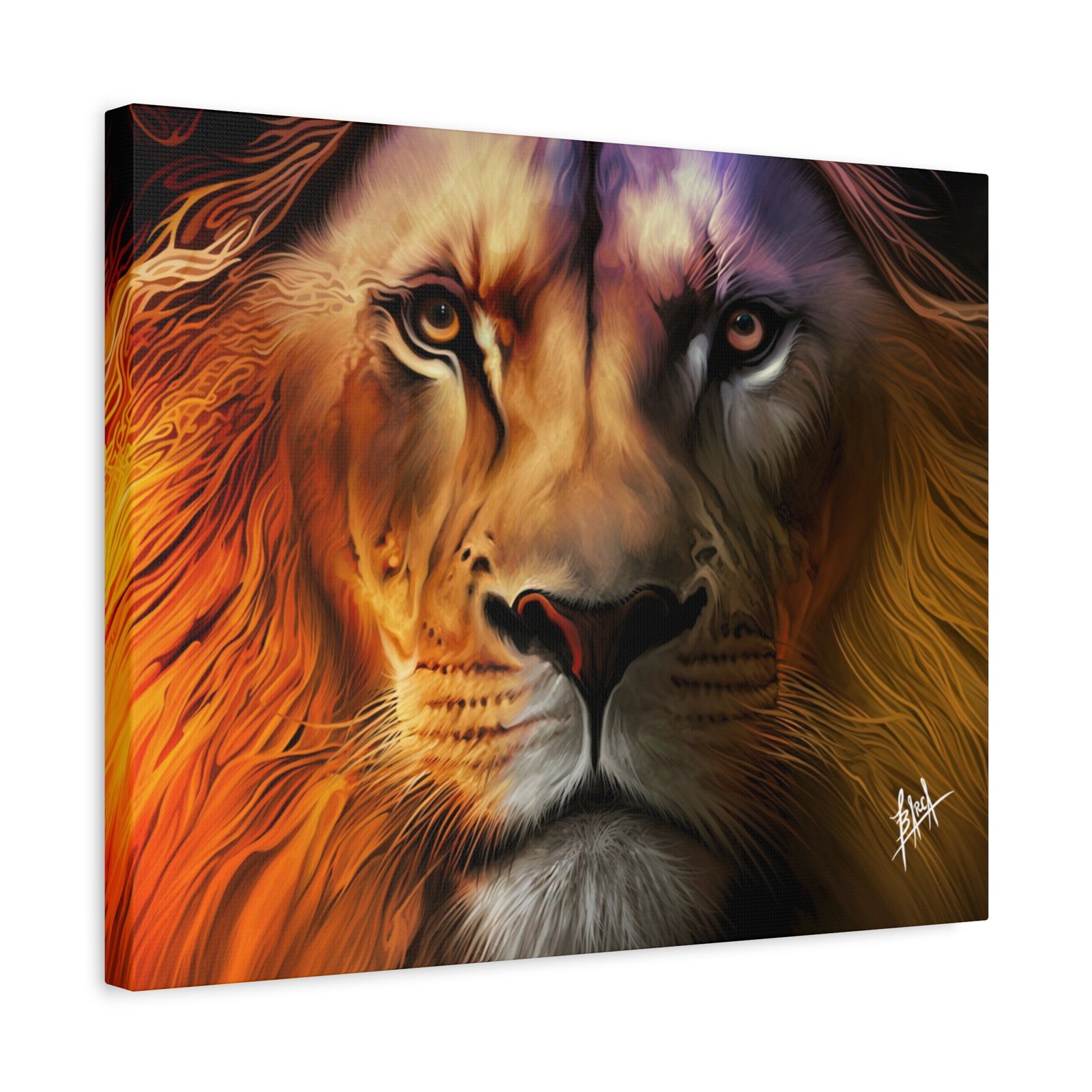 Animal Art Canvas - Majestic Lion Canvas Wall Art, Perfect for Animal Lovers, Home Decor, Gift for Nature Enthusiasts, Living Room Artwork, Bold Lion Portrait - Image 22
