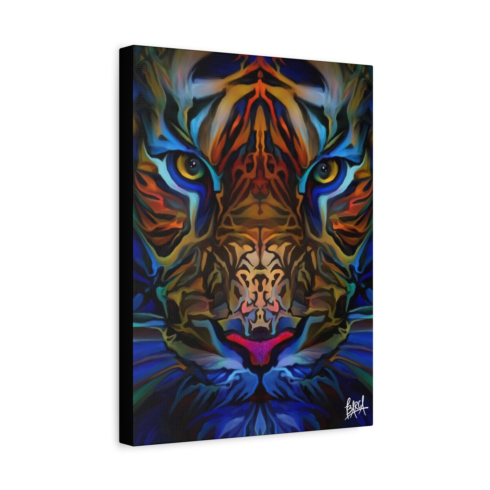 Animal Art Canvas - Portrait Vibrant Tiger Canvas Wall Art, Colorful Animal Decor, Modern Home Aesthetic, Gift for Art Lovers, Unique Wildlife Artwork - Image 14