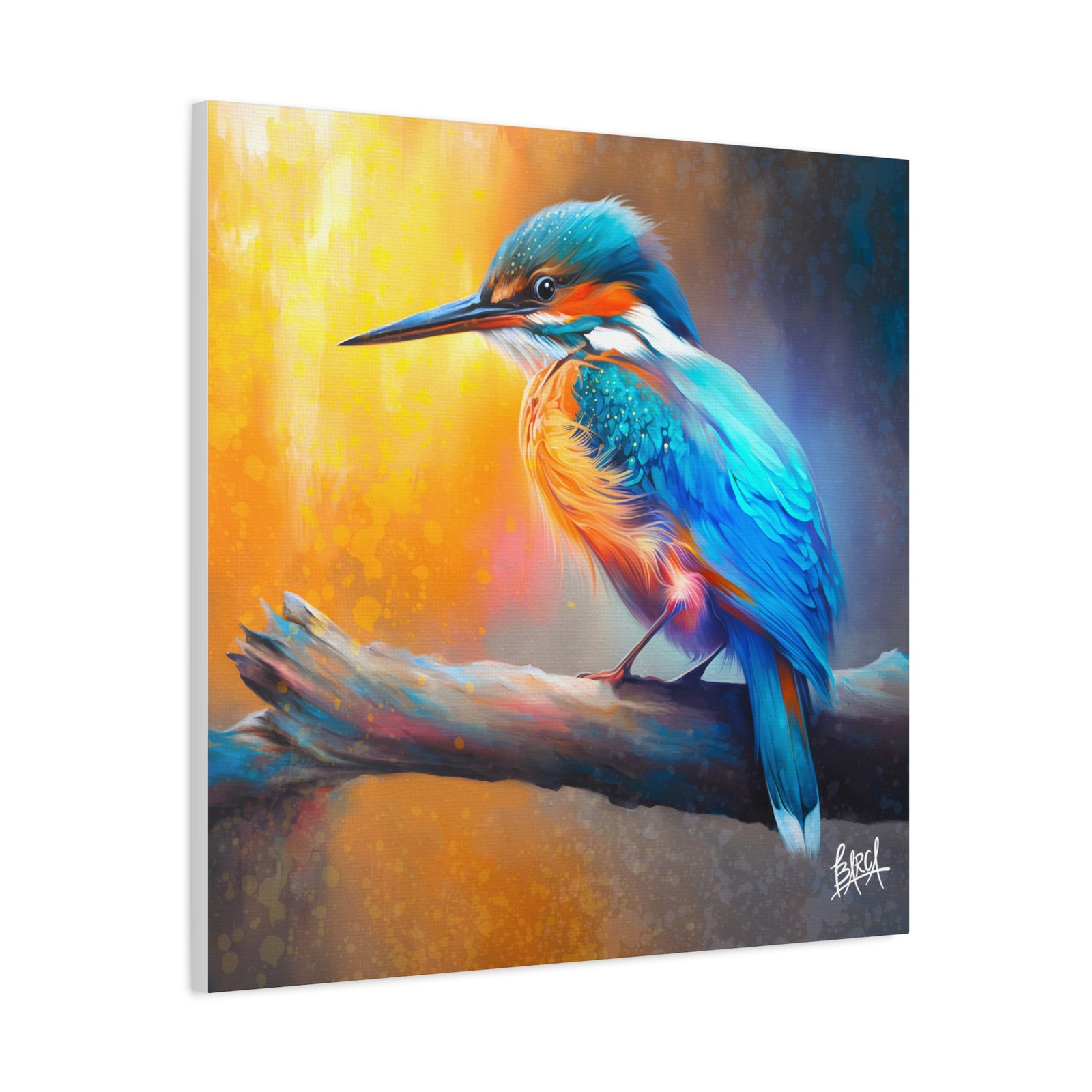 Animal Art Canvas - Colorful Bird Canvas Art, Stretched Wall Decor, Nature Lover Gift, Home Decoration, Bird Painting for Birdwatchers, Wildlife Art - Image 30