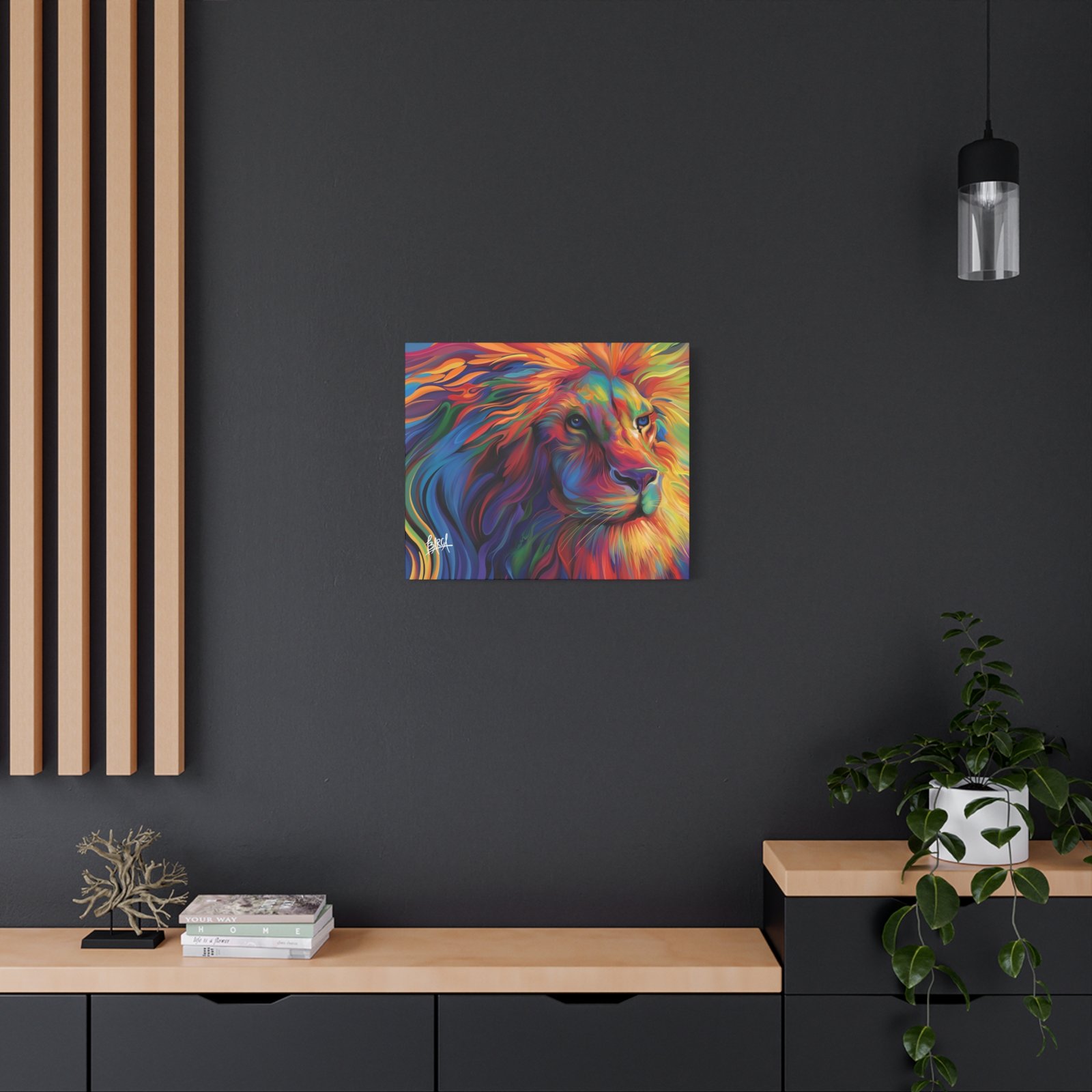 Animal Art Canvas - Vibrant Lion Canvas Art, Colorful Wall Decor, Animal Lover Gift, Bold Home Decoration, African Wildlife Art, Unique Art Piece - Image 36