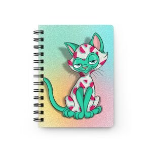 Sassy Cat Art - Watermelon Sassy Cat Spiral Bound Journal, Cute Notebook for Cat Lovers, Diary for Daily Thoughts, Watercolor Artwork, Perfect Gift for All [...]