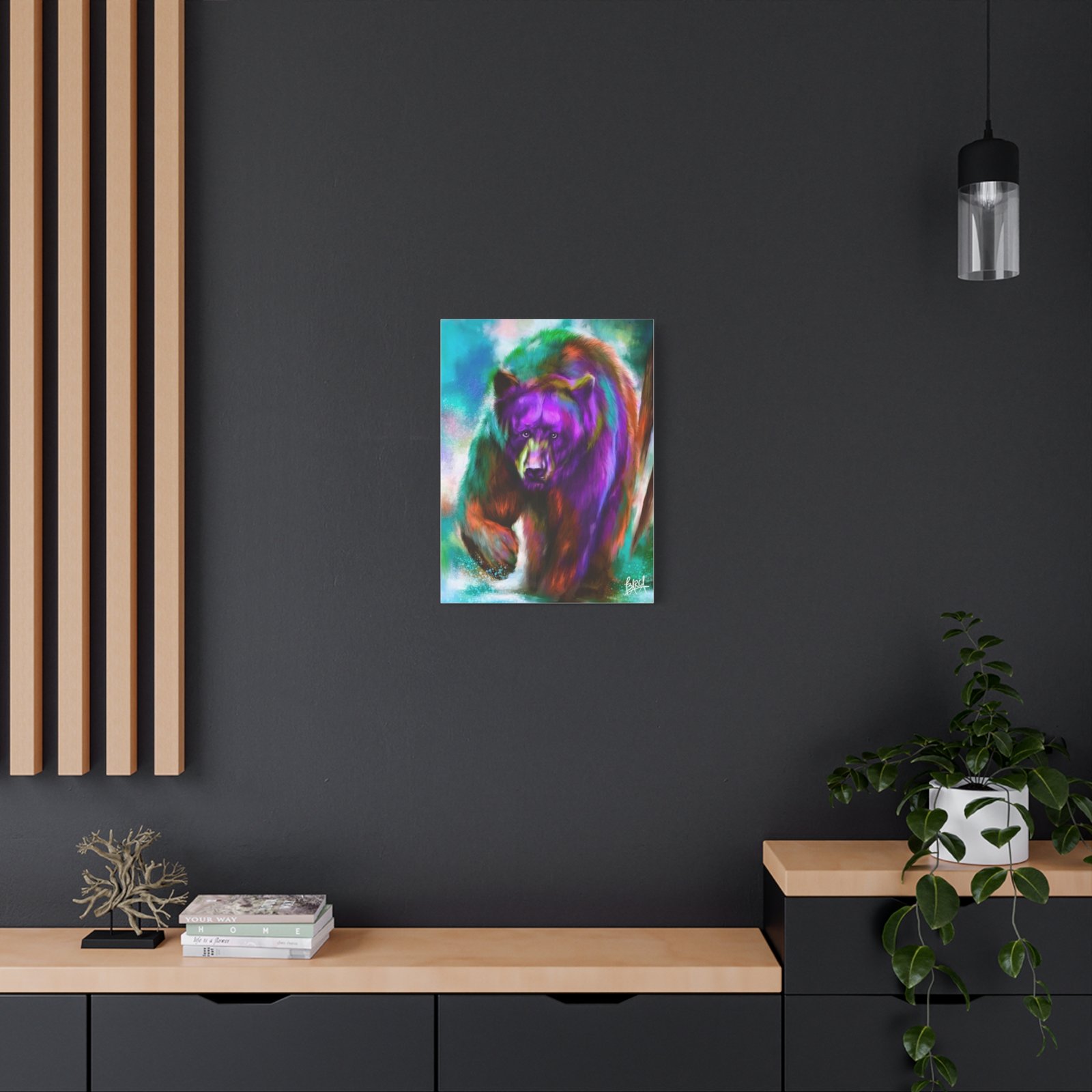 Animal Art Canvas - Portrait Vibrant Bear Canvas Art, Colorful Wall Decor, Animal Lover Gift, Colorful Home Decor, Wildlife Artwork, Unique Art Piece - Image 28