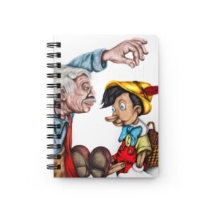 Others Art - Disney Inspired Whimsical Pinocchio Spiral Bound Journal, Vintage Storybook Notebook, Ideal for Writers and Dreamers, Gifts for Kids & Adults, Perfect [...]