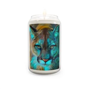 Candle -  Panther Mountain Lion Scented Soy Candles, 13.75oz