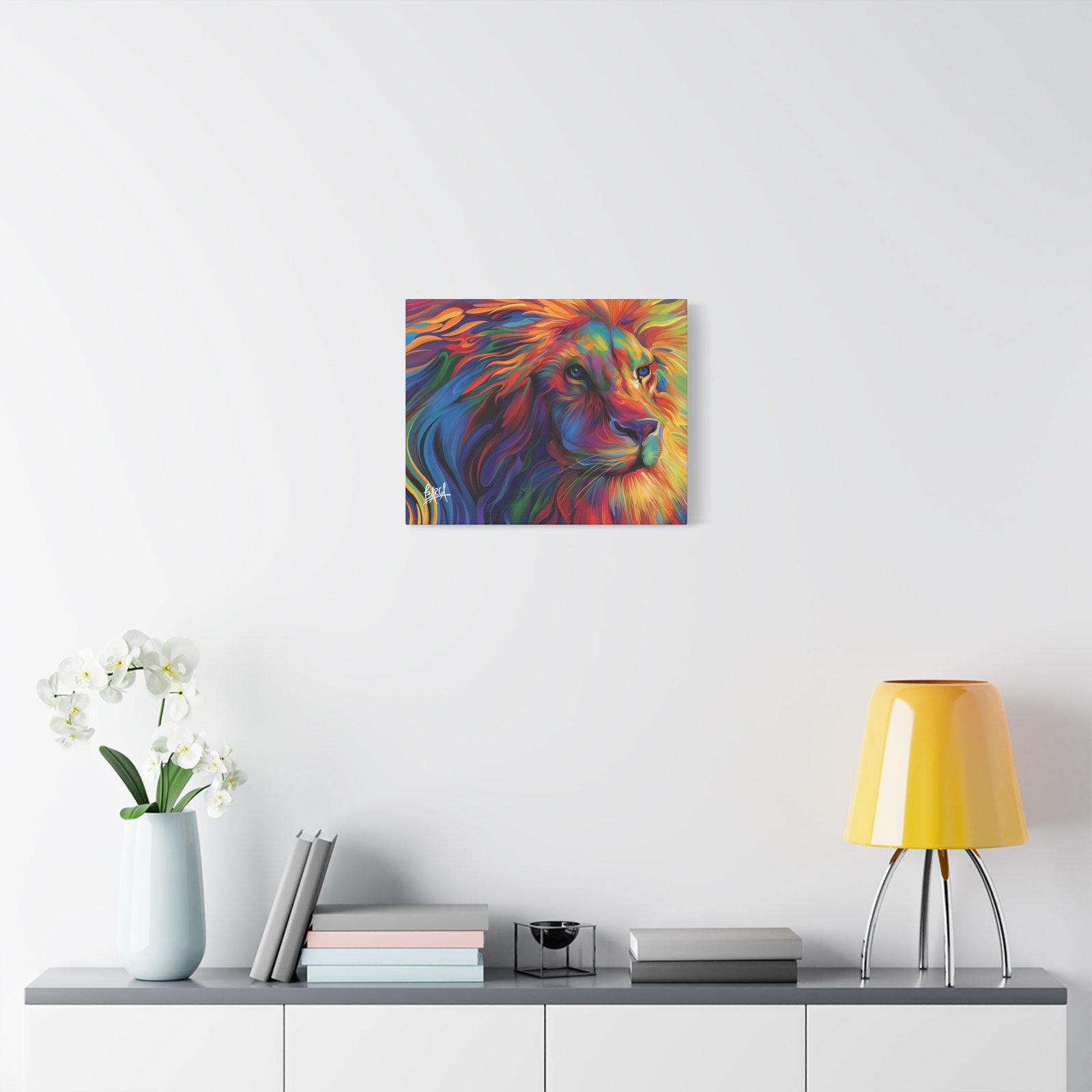 Animal Art Canvas - Vibrant Lion Canvas Art, Colorful Wall Decor, Animal Lover Gift, Bold Home Decoration, African Wildlife Art, Unique Art Piece - Image 23