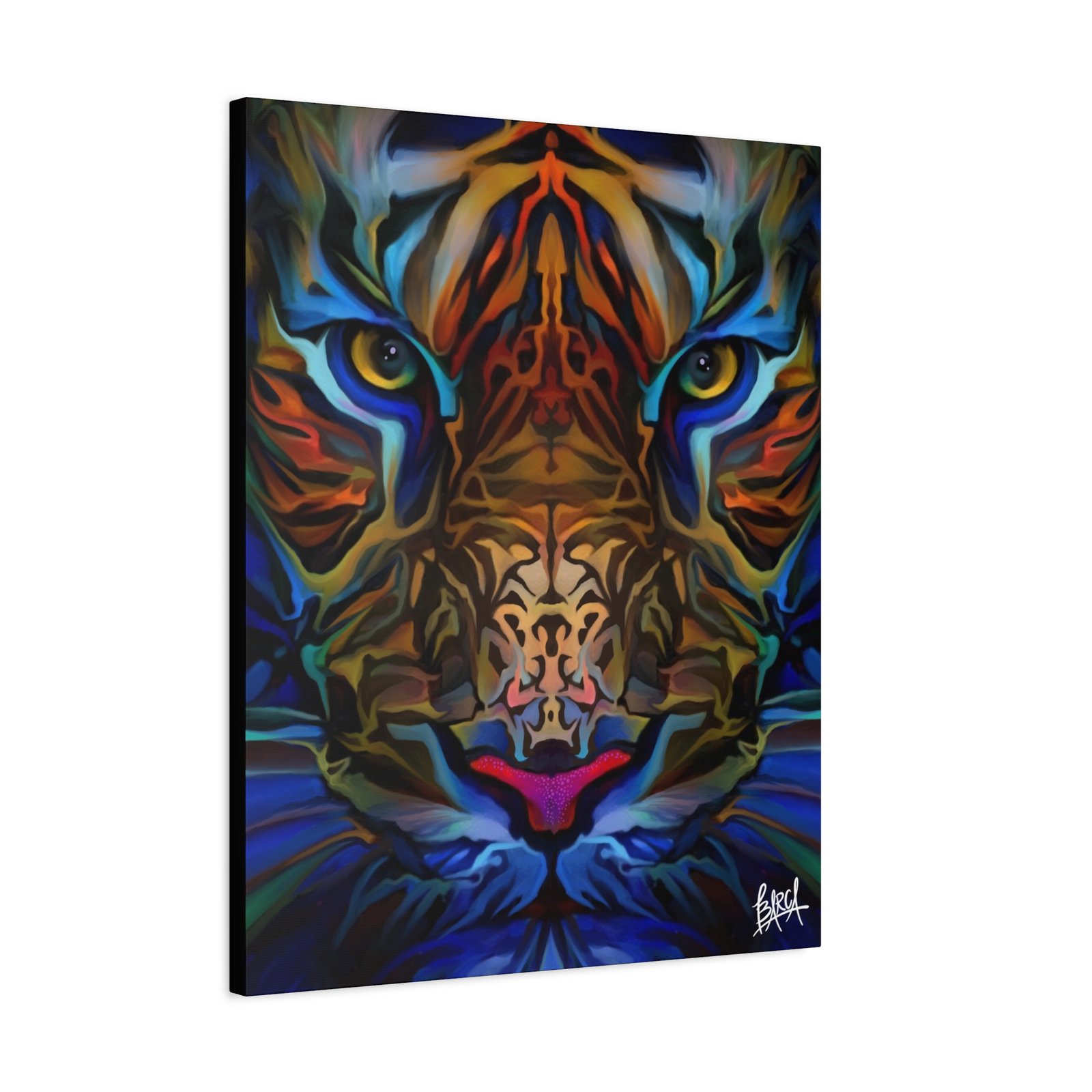 Animal Art Canvas - Portrait Vibrant Tiger Canvas Wall Art, Colorful Animal Decor, Modern Home Aesthetic, Gift for Art Lovers, Unique Wildlife Artwork - Image 42