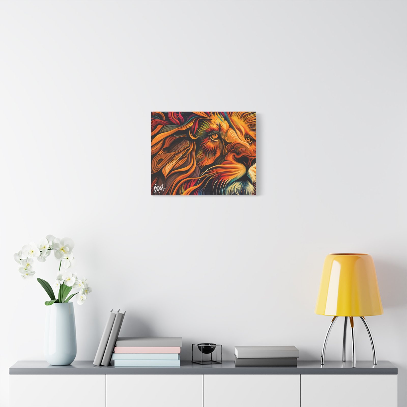 Animal Art Canvas - Colorful Lion Canvas Art, Wall Decor, Animal Portrait, Vibrant Home Decor, Wildlife Art, Gift for Animal Lovers, Modern Art Piece - Image 23