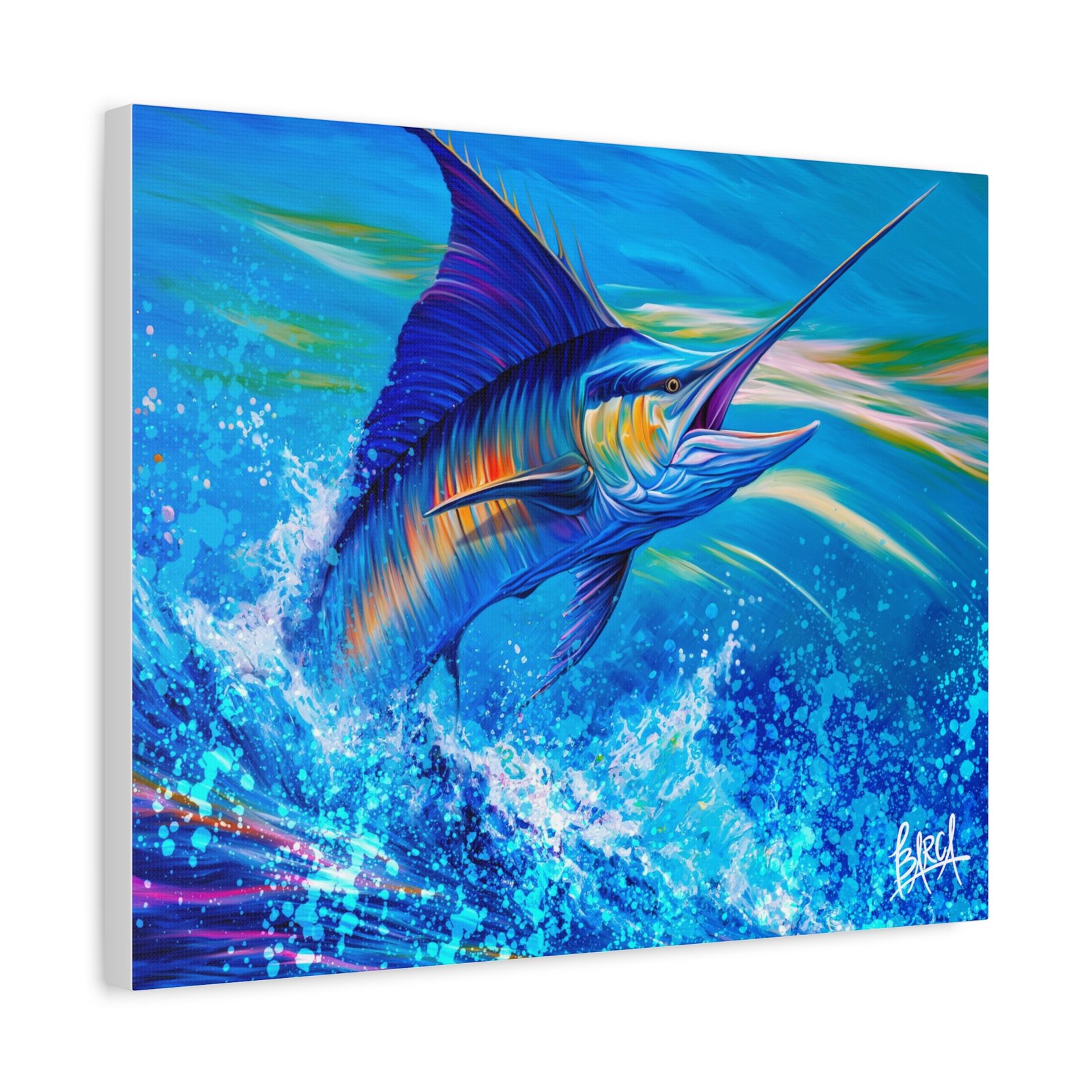Animal Art Canvas - Vibrant Canvas Wall Art Print, Colorful Fish Decor, Deep Sea Home Decor, Nautical Gift, Tropical Ocean Artwork - Image 18