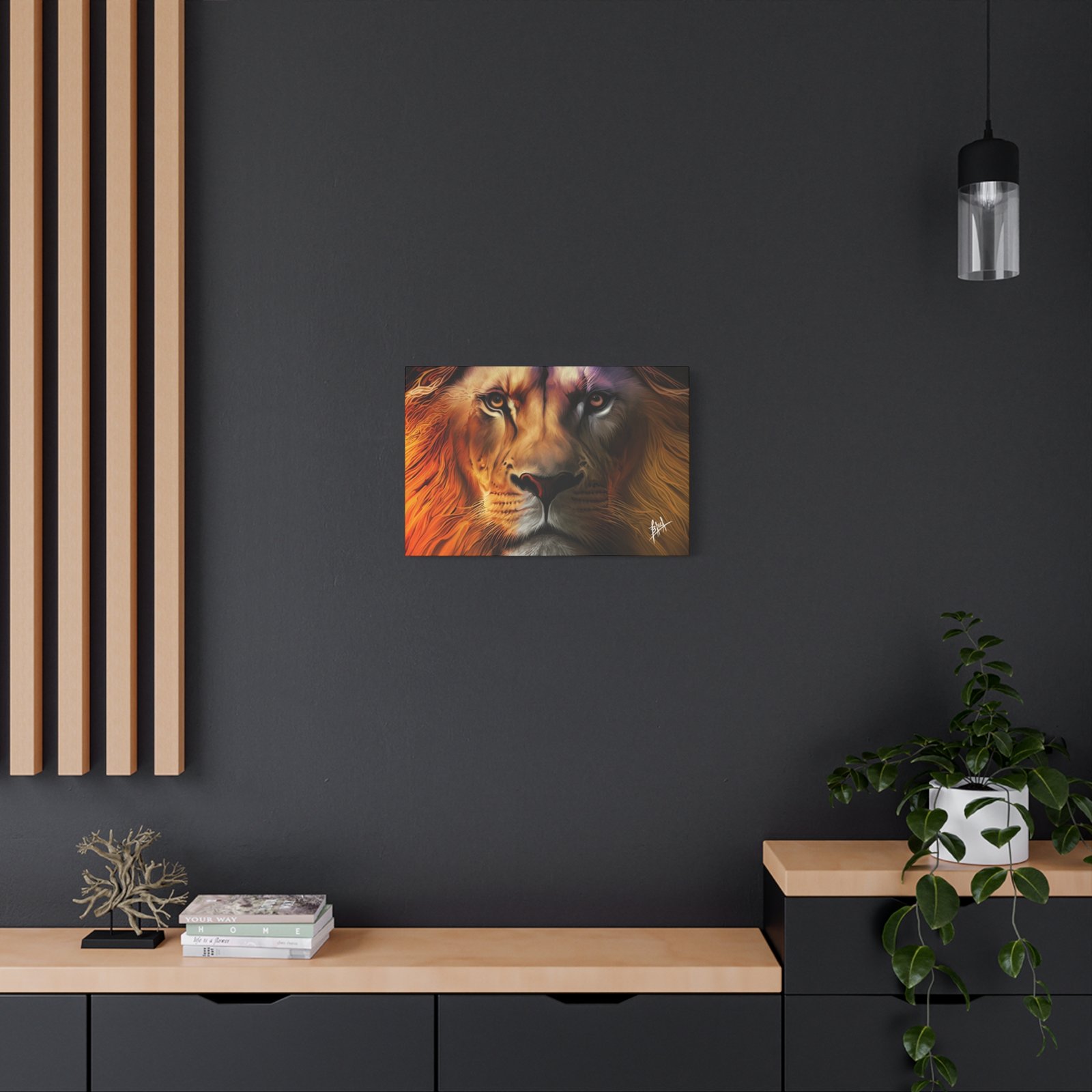 Animal Art Canvas - Majestic Lion Canvas Wall Art, Perfect for Animal Lovers, Home Decor, Gift for Nature Enthusiasts, Living Room Artwork, Bold Lion Portrait - Image 28