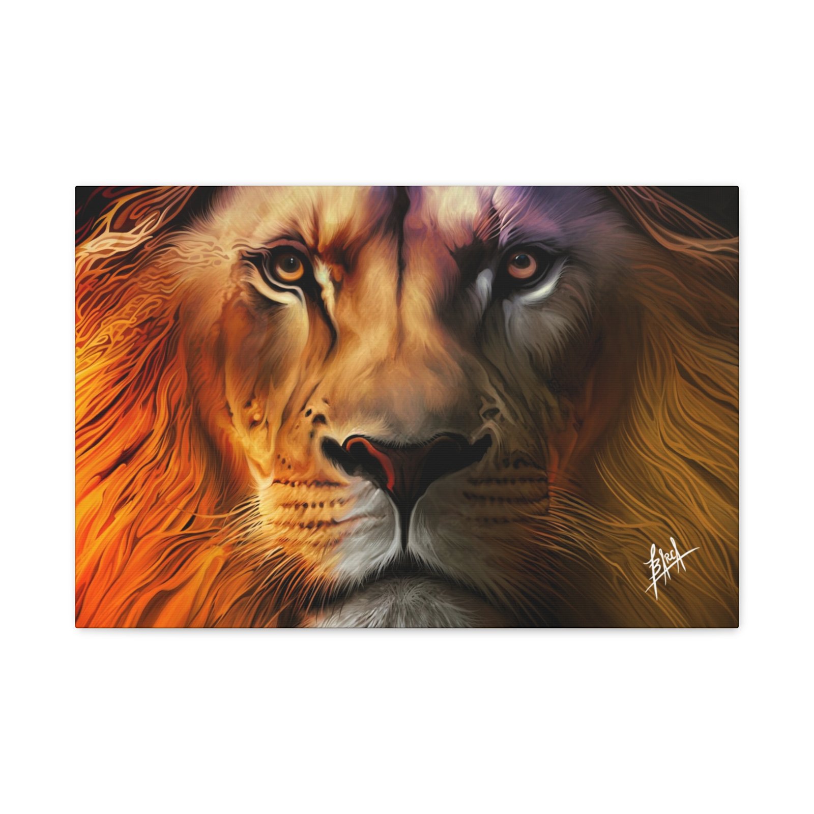 Animal Art Canvas - Majestic Lion Canvas Wall Art, Perfect for Animal Lovers, Home Decor, Gift for Nature Enthusiasts, Living Room Artwork, Bold Lion Portrait - Image 25