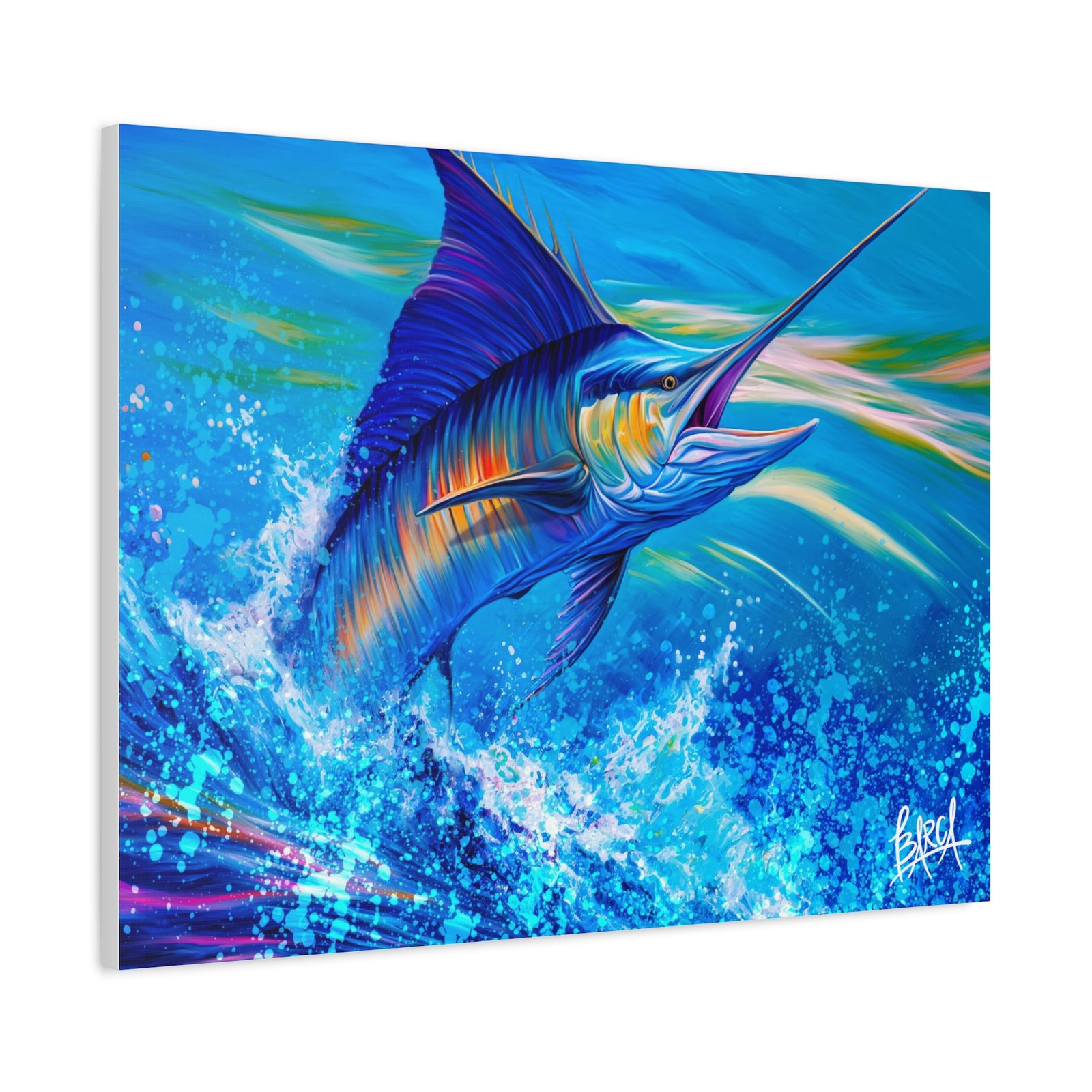 Animal Art Canvas - Vibrant Canvas Wall Art Print, Colorful Fish Decor, Deep Sea Home Decor, Nautical Gift, Tropical Ocean Artwork - Image 30