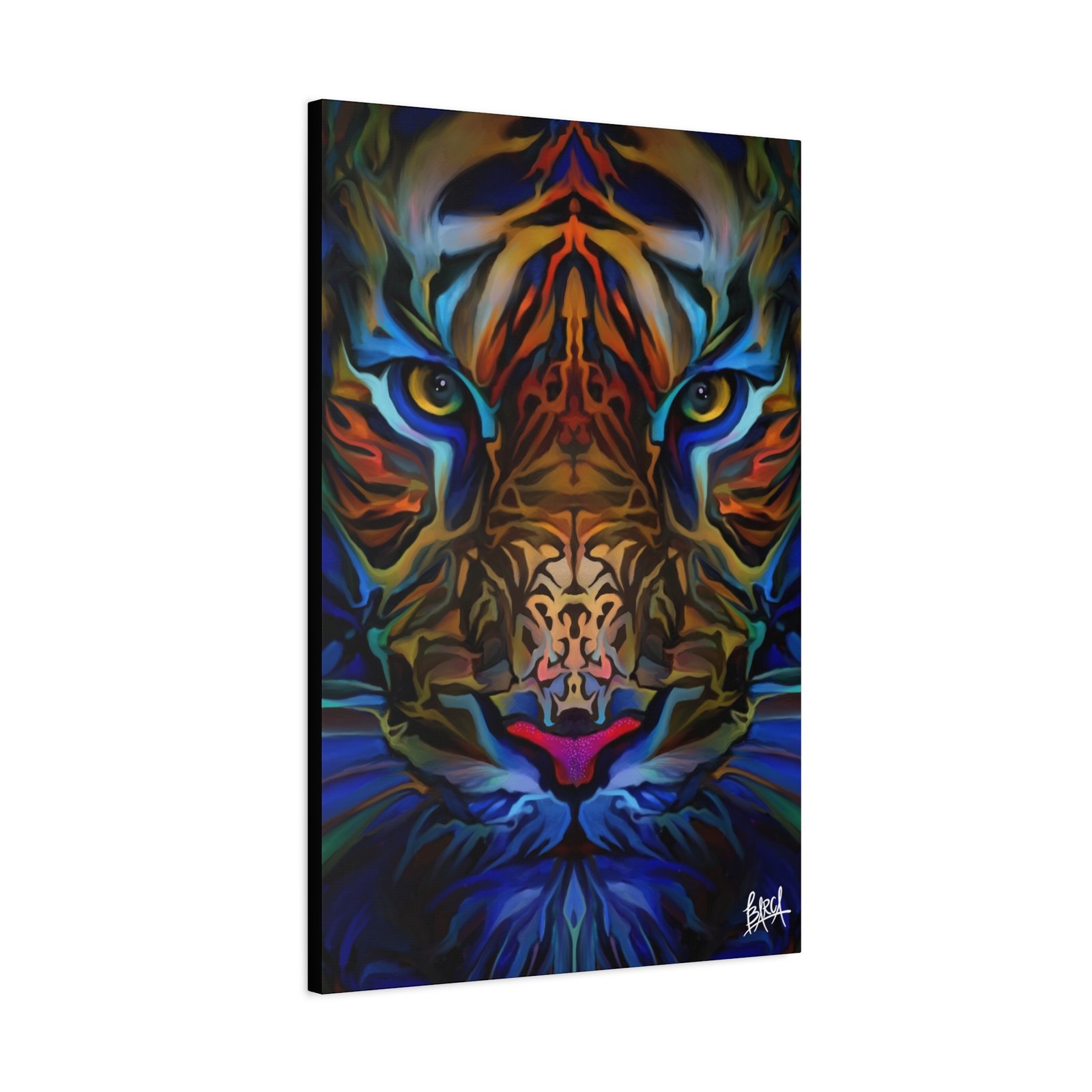 Animal Art Canvas - Portrait Vibrant Tiger Canvas Wall Art, Colorful Animal Decor, Modern Home Aesthetic, Gift for Art Lovers, Unique Wildlife Artwork - Image 50