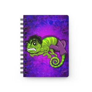 Chamo Pop Art - Marvel Superhero Vibrant Hulk Chameleon Spiral Bound Journal | Colorful Notebook for Writers, Sketchbook, Gifts, Journal Lovers, Fun Stationery