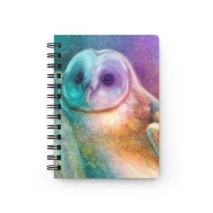 Animal Art Bird - Spiral Bound Journal with Colorful Owl Design, Perfect for Creative Writing, Note-Taking, or Gifts for Bird Lovers, Eco-Friendly [...]