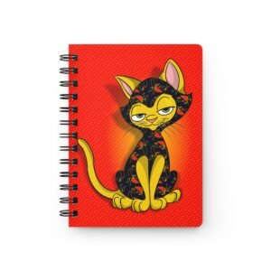 Sassy Cat Art - Red Banana Sassy Cat Spiral Bound Journal | Cute Cat Lover Gifts, Notebook for Pet Owners, Diary for Kids, Art Sketchbook, Stationery