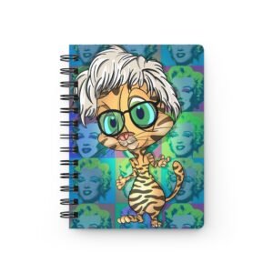 Cat-Tastic Art - Colorful Warhol Cat & Pop Art Journal - Cute Kitten Notebook, Spiral Bound Planner, Gift for Cat Lovers, Journaling, School Supplies, Art [...]
