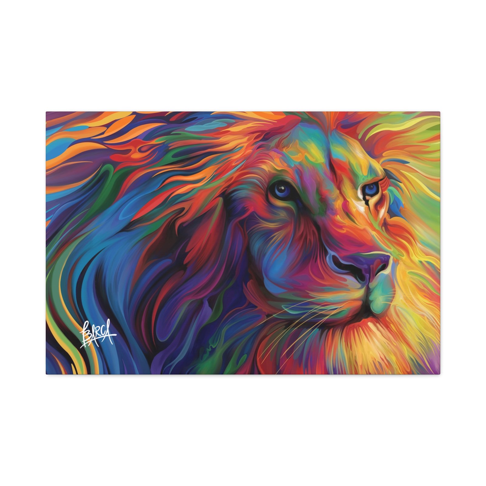 Animal Art Canvas - Vibrant Lion Canvas Art, Colorful Wall Decor, Animal Lover Gift, Bold Home Decoration, African Wildlife Art, Unique Art Piece - Image 53
