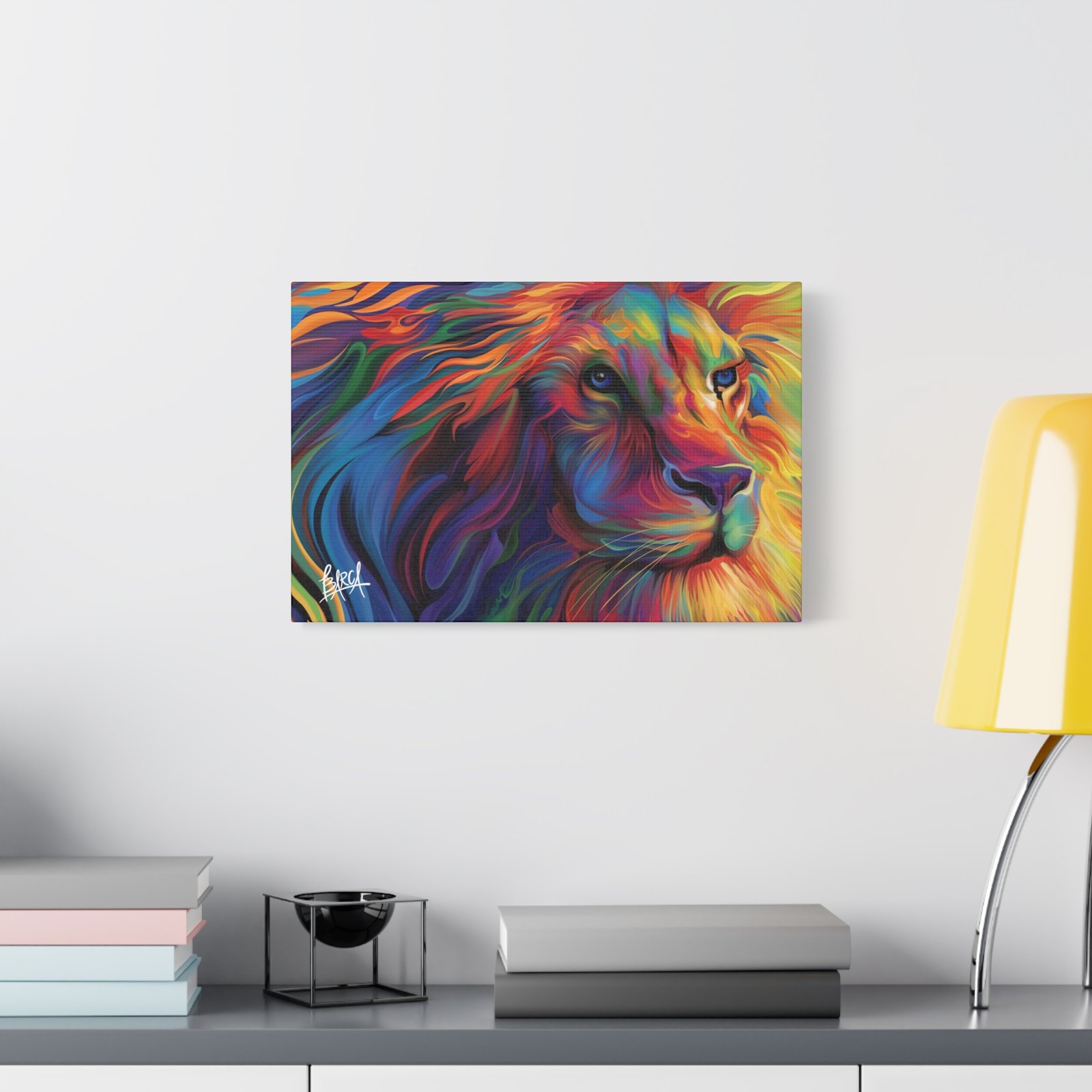 Animal Art Canvas - Vibrant Lion Canvas Art, Colorful Wall Decor, Animal Lover Gift, Bold Home Decoration, African Wildlife Art, Unique Art Piece - Image 19