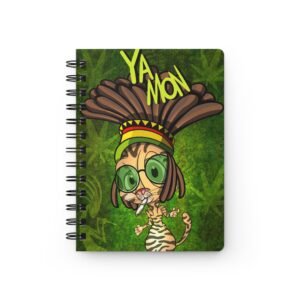Cat-Tastic Art - Spiral Bound Journal with Rasta Weed Cat Vibrant Designs, Perfect for Creative Minds, Gift for Artists, Notebooks for Ideas and Doodles, Journaling [...]