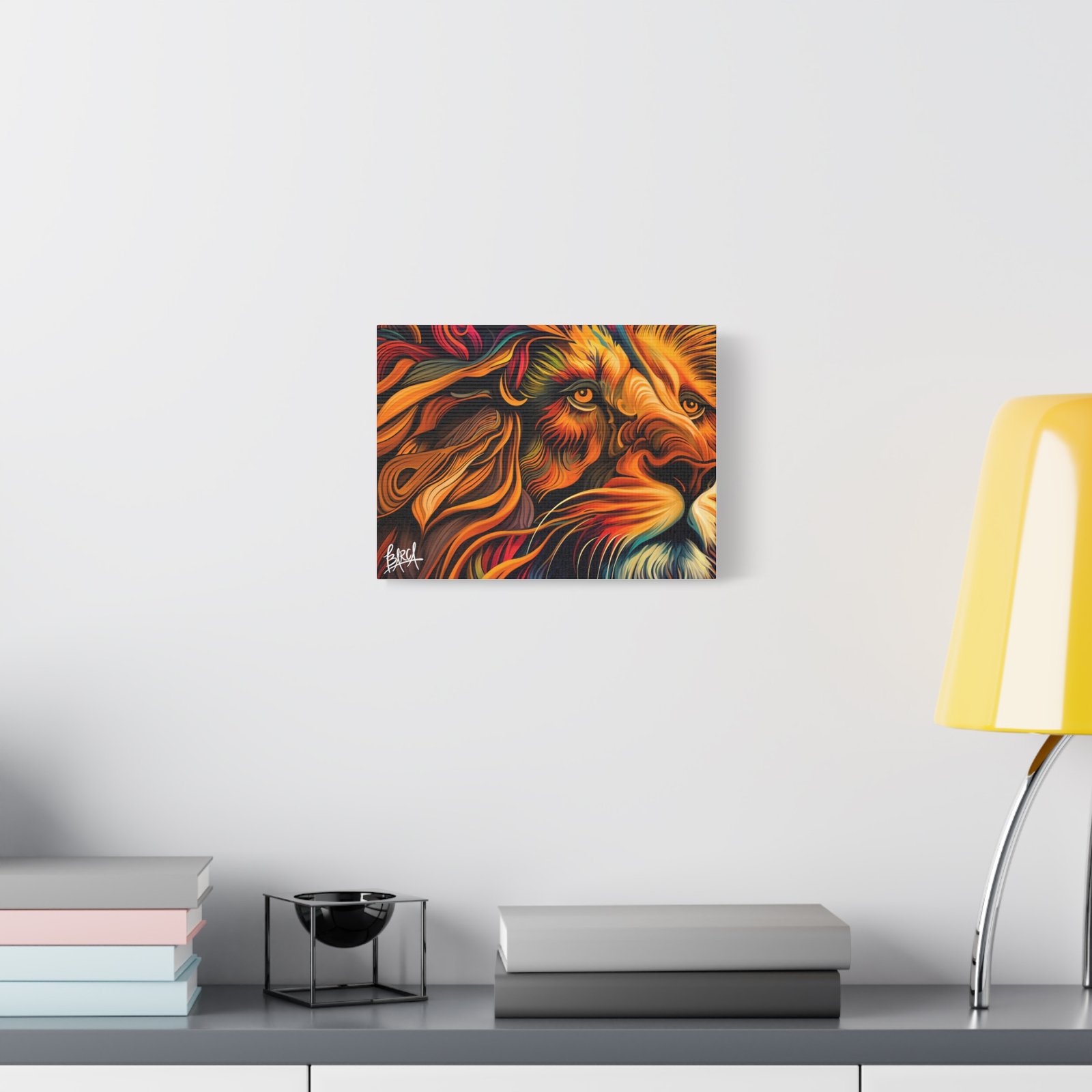 Animal Art Canvas - Colorful Lion Canvas Art, Wall Decor, Animal Portrait, Vibrant Home Decor, Wildlife Art, Gift for Animal Lovers, Modern Art Piece - Image 7