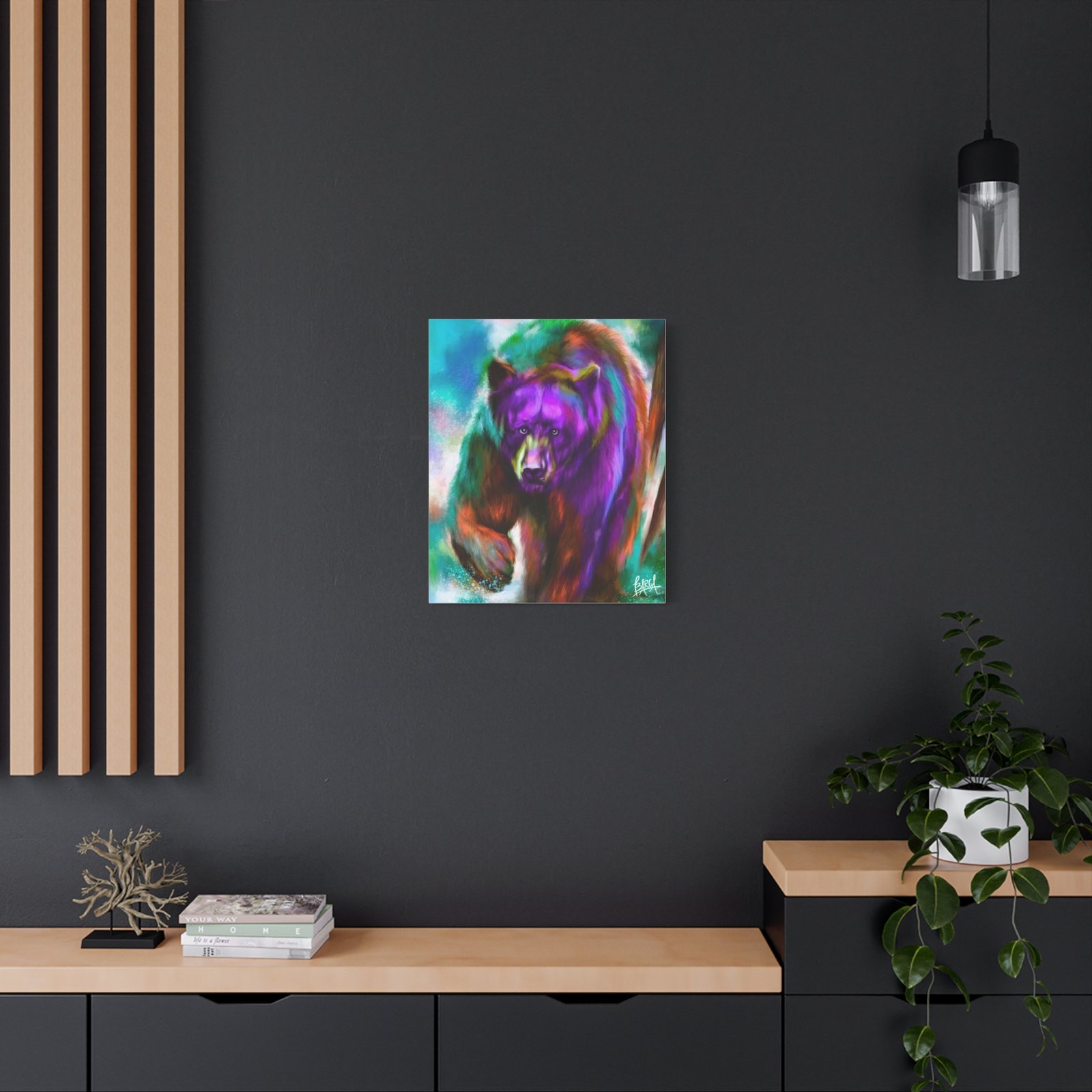 Animal Art Canvas - Portrait Vibrant Bear Canvas Art, Colorful Wall Decor, Animal Lover Gift, Colorful Home Decor, Wildlife Artwork, Unique Art Piece - Image 32