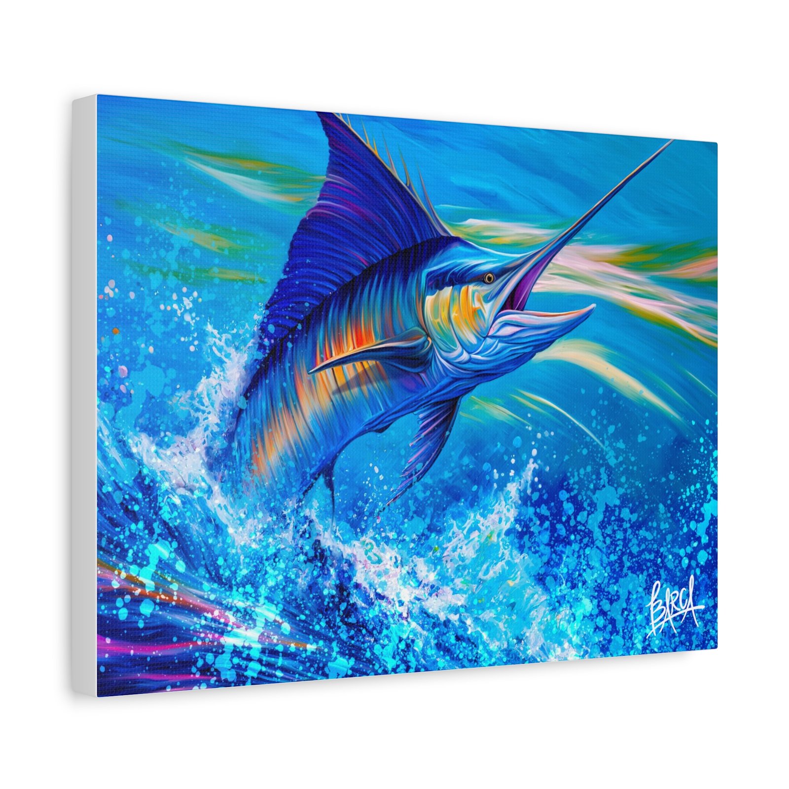 Animal Art Canvas - Vibrant Canvas Wall Art Print, Colorful Fish Decor, Deep Sea Home Decor, Nautical Gift, Tropical Ocean Artwork - Image 14