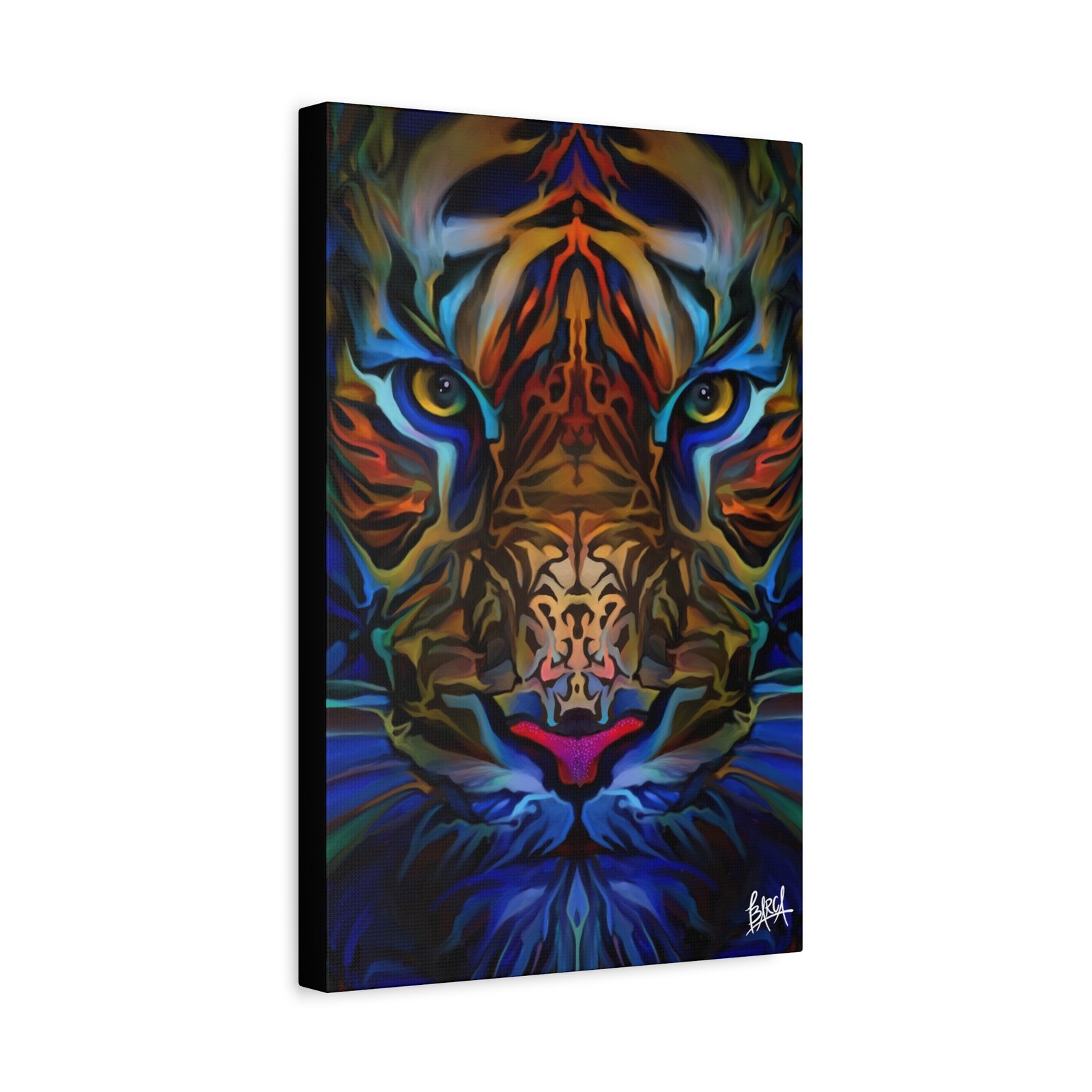 Animal Art Canvas - Portrait Vibrant Tiger Canvas Wall Art, Colorful Animal Decor, Modern Home Aesthetic, Gift for Art Lovers, Unique Wildlife Artwork - Image 18