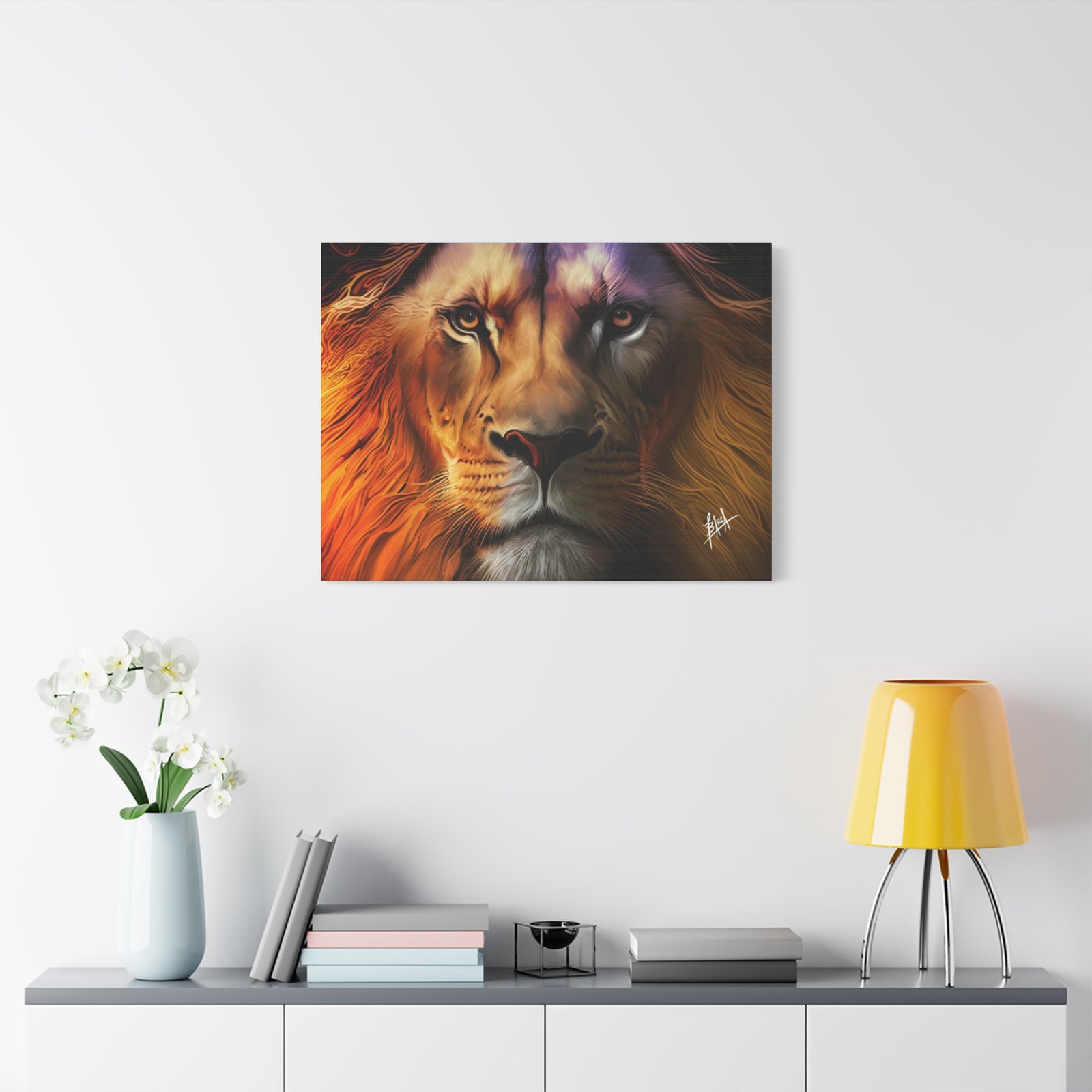 Animal Art Canvas - Majestic Lion Canvas Wall Art, Perfect for Animal Lovers, Home Decor, Gift for Nature Enthusiasts, Living Room Artwork, Bold Lion Portrait - Image 47