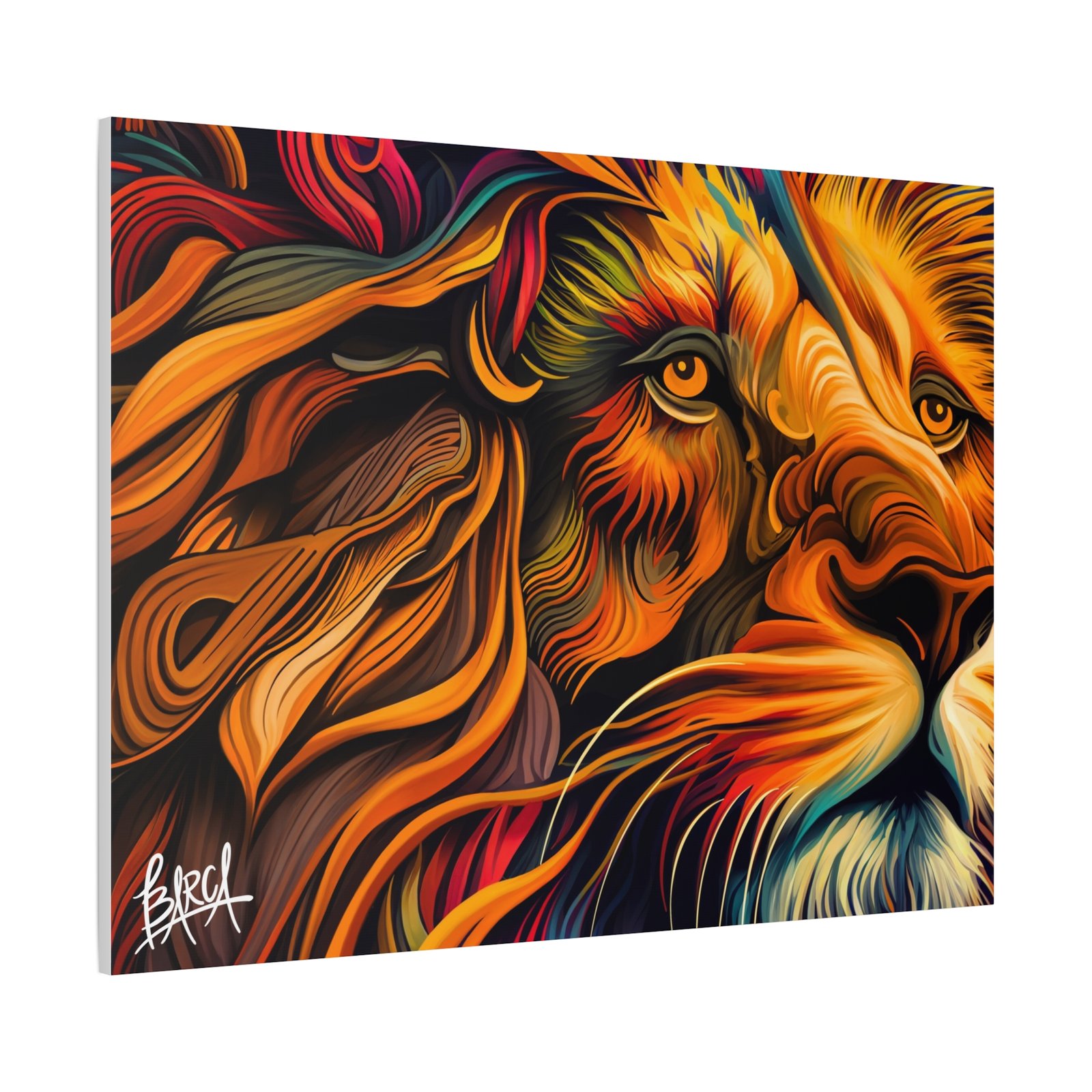 Animal Art Canvas - Colorful Lion Canvas Art, Wall Decor, Animal Portrait, Vibrant Home Decor, Wildlife Art, Gift for Animal Lovers, Modern Art Piece - Image 58