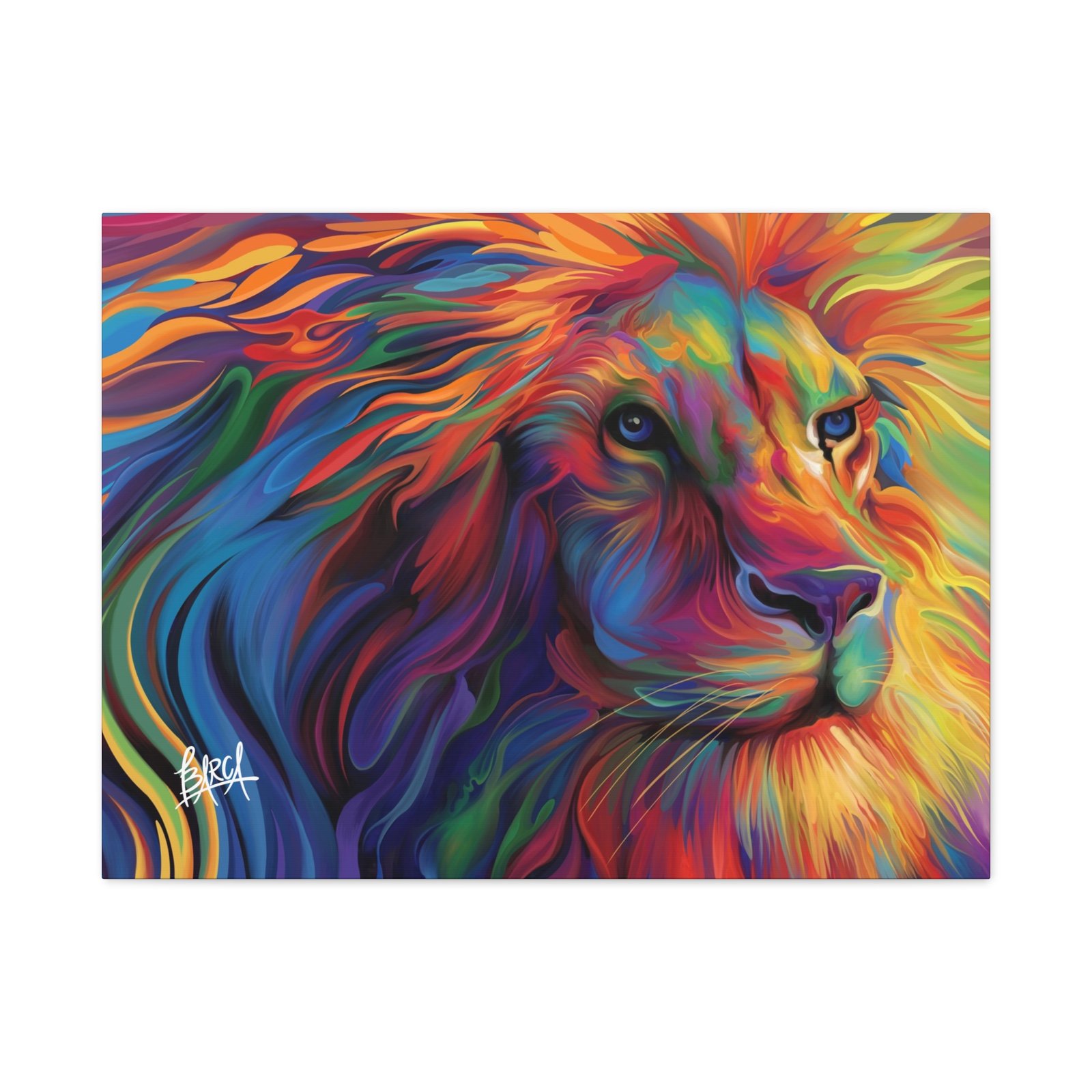 Animal Art Canvas - Vibrant Lion Canvas Art, Colorful Wall Decor, Animal Lover Gift, Bold Home Decoration, African Wildlife Art, Unique Art Piece - Image 49