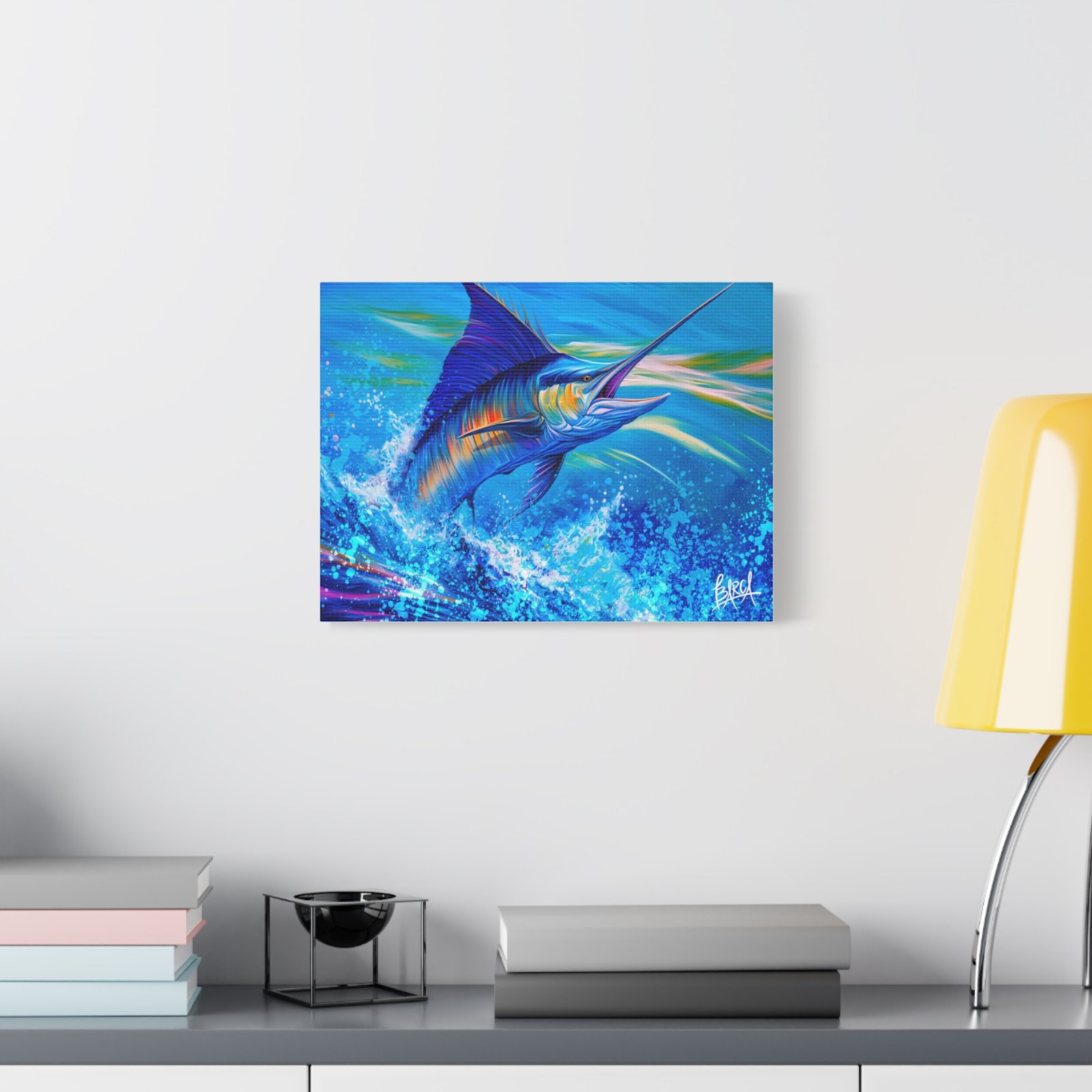 Animal Art Canvas - Vibrant Canvas Wall Art Print, Colorful Fish Decor, Deep Sea Home Decor, Nautical Gift, Tropical Ocean Artwork - Image 15