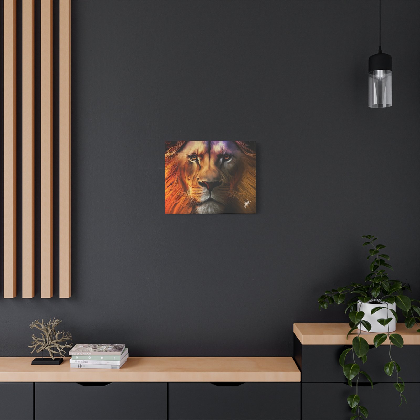 Animal Art Canvas - Majestic Lion Canvas Wall Art, Perfect for Animal Lovers, Home Decor, Gift for Nature Enthusiasts, Living Room Artwork, Bold Lion Portrait - Image 24